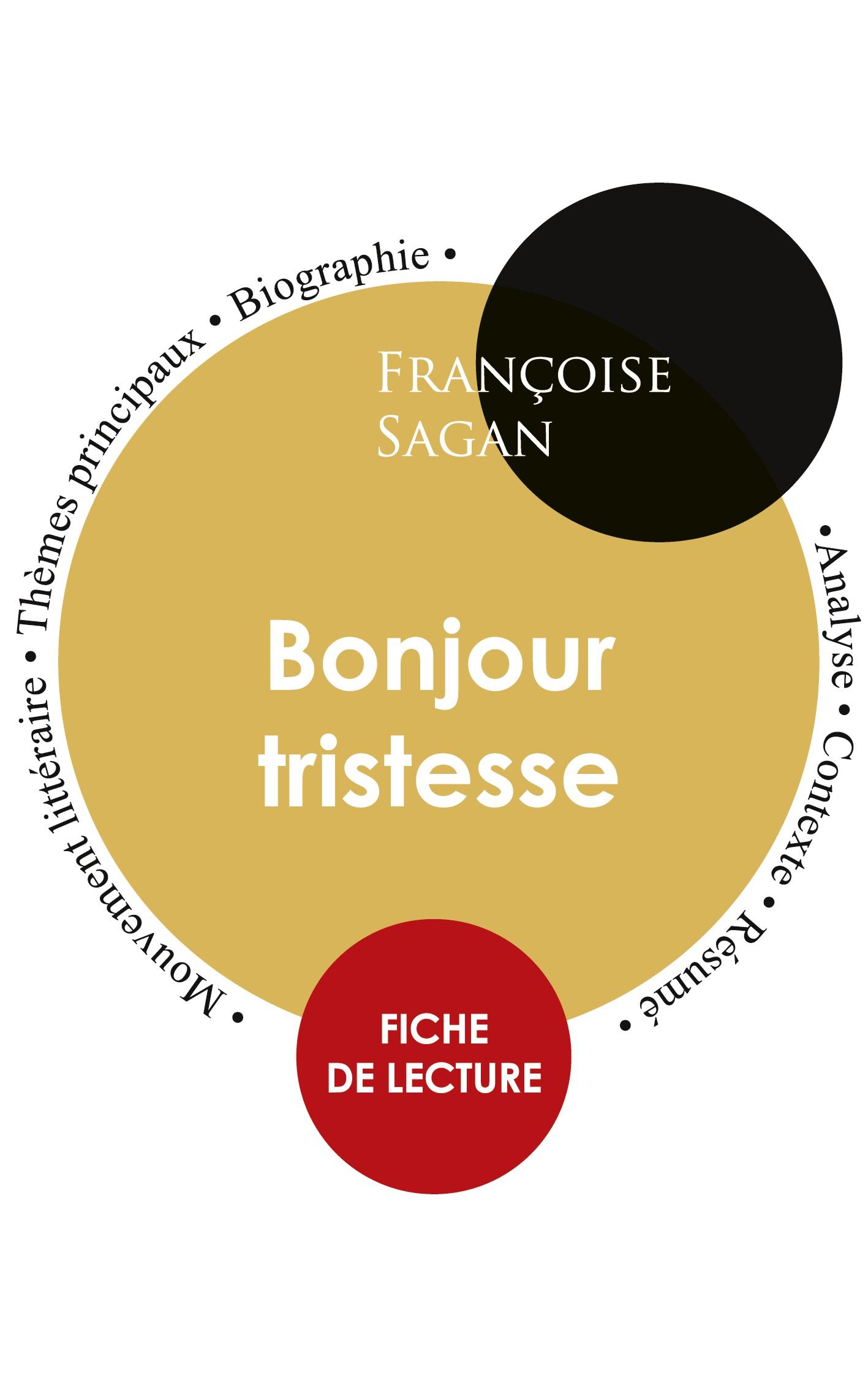 Vorderes Coverbild Fiche de lecture Bonjour tristesse (Étude intégrale)