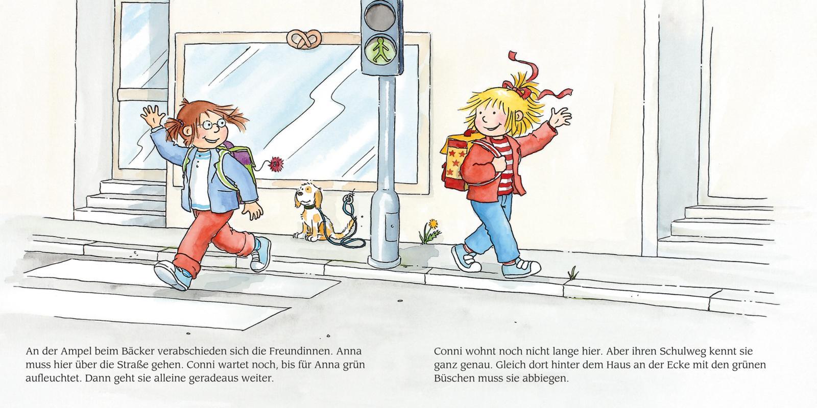 Beispielinhalt (Bild) LESEMAUS 137: Conni geht nicht mit jedem mit