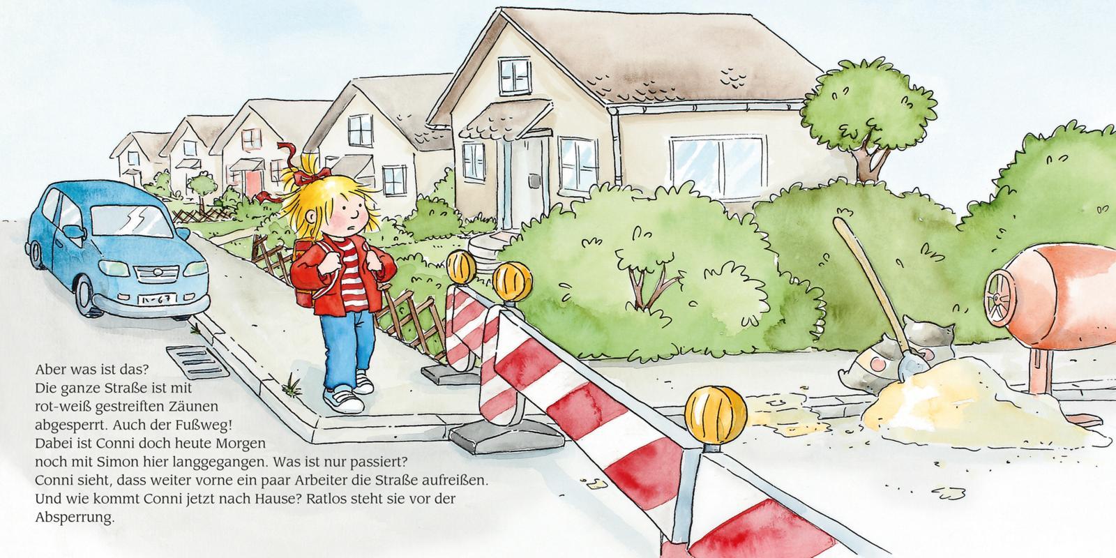 Beispielinhalt (Bild) LESEMAUS 137: Conni geht nicht mit jedem mit