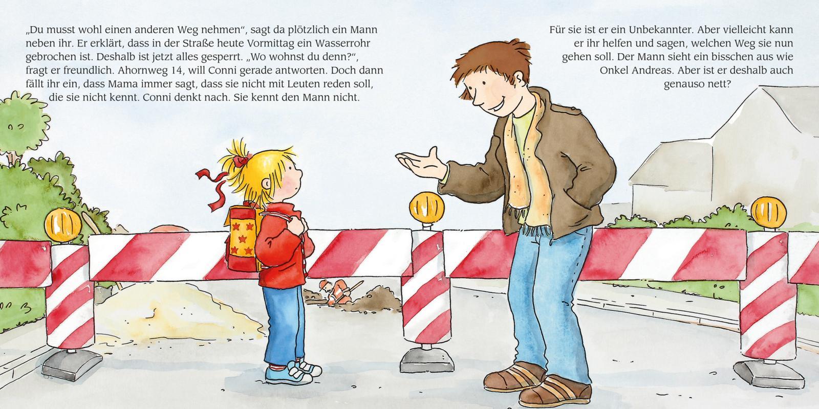 Beispielinhalt (Bild) LESEMAUS 137: Conni geht nicht mit jedem mit