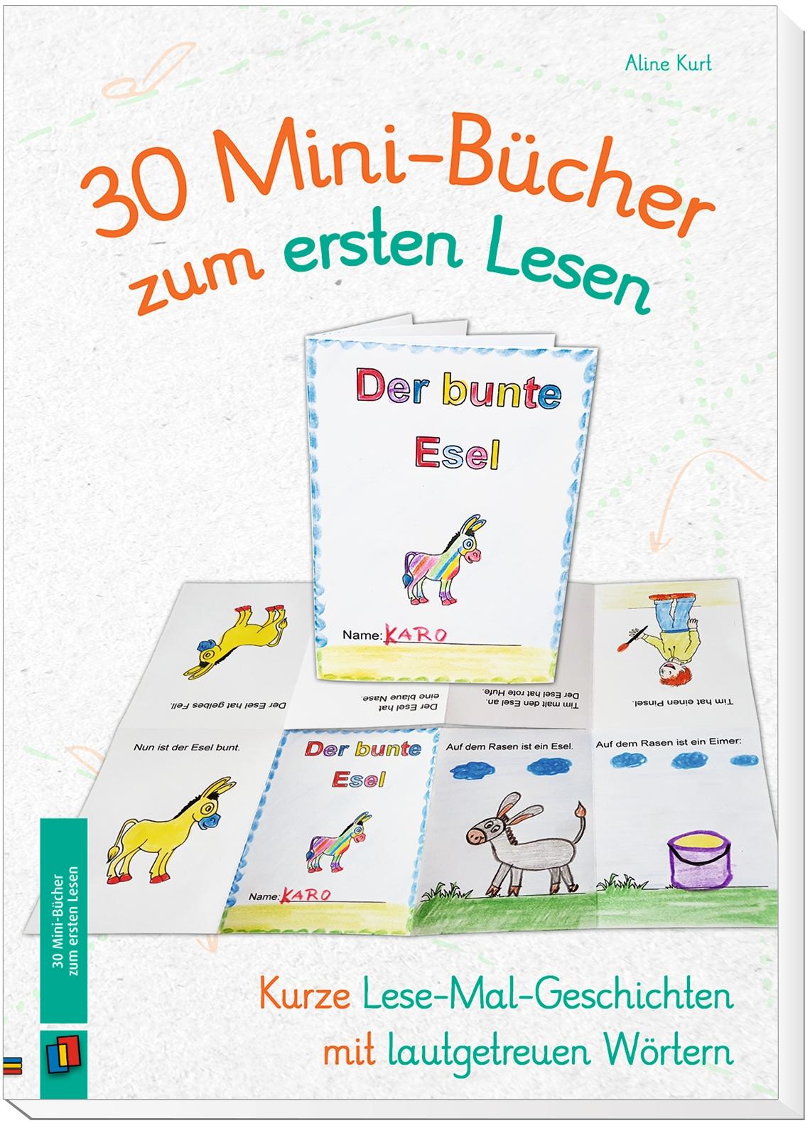 Beispielinhalt (Bild) 30 Mini-Bücher zum ersten Lesen
