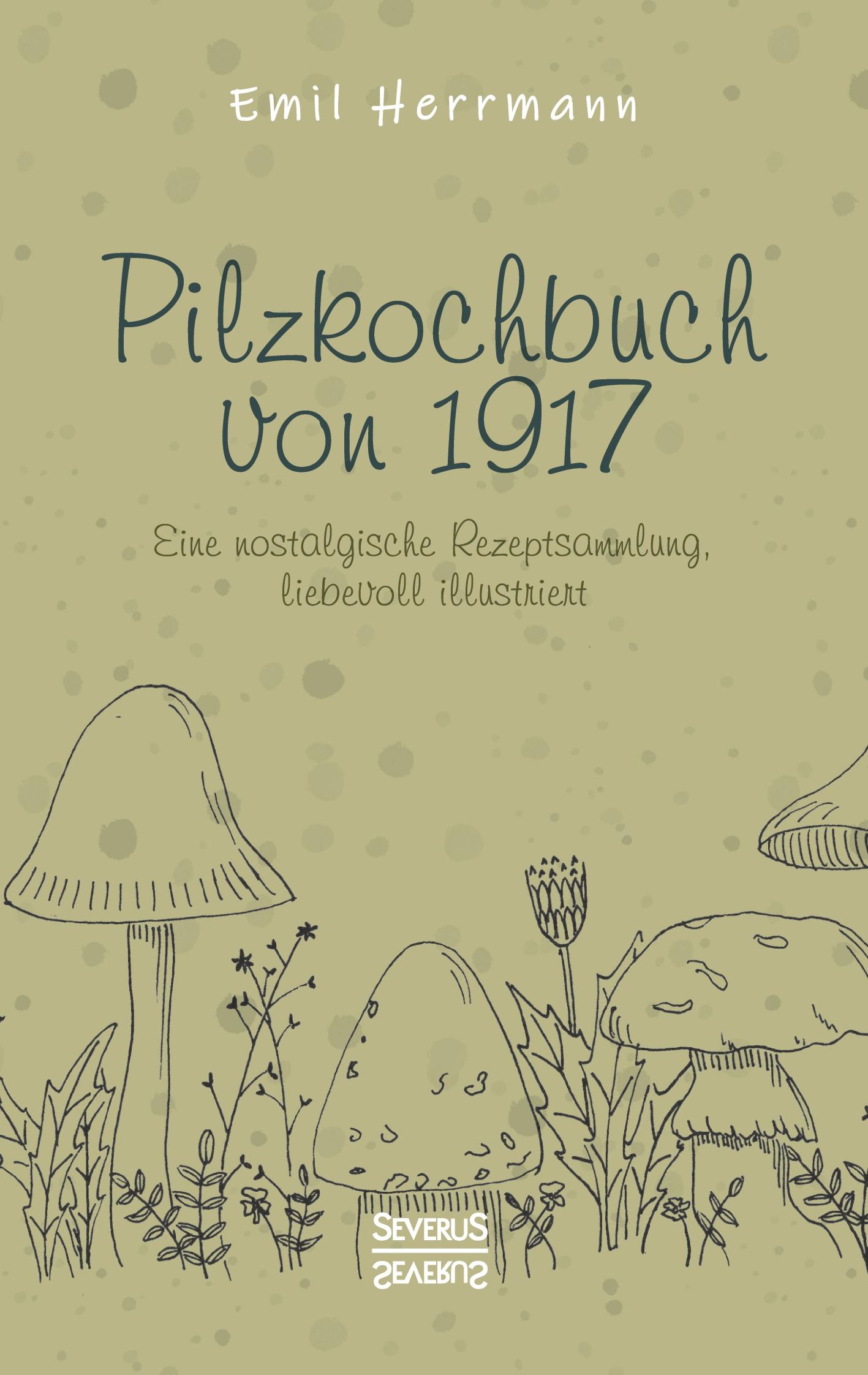 Vorderes Coverbild Pilzkochbuch von 1917