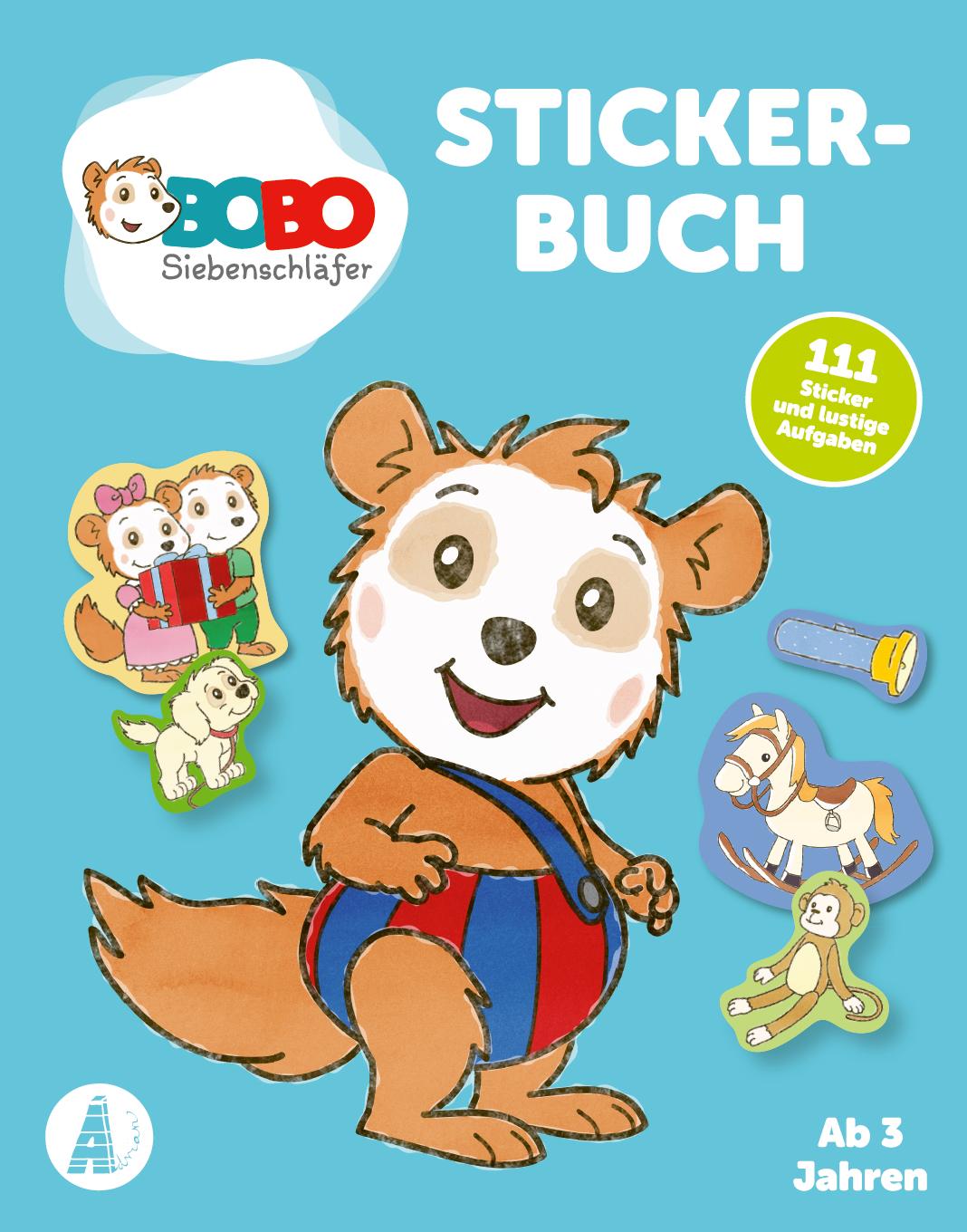 Vorderes Coverbild Bobo Siebenschläfer Stickerbuch