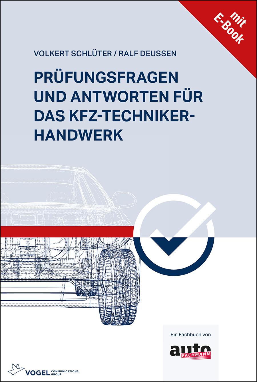Vorderes Coverbild Prüfungsfragen und Antworten für das Kfz-Techniker-Handwerk
