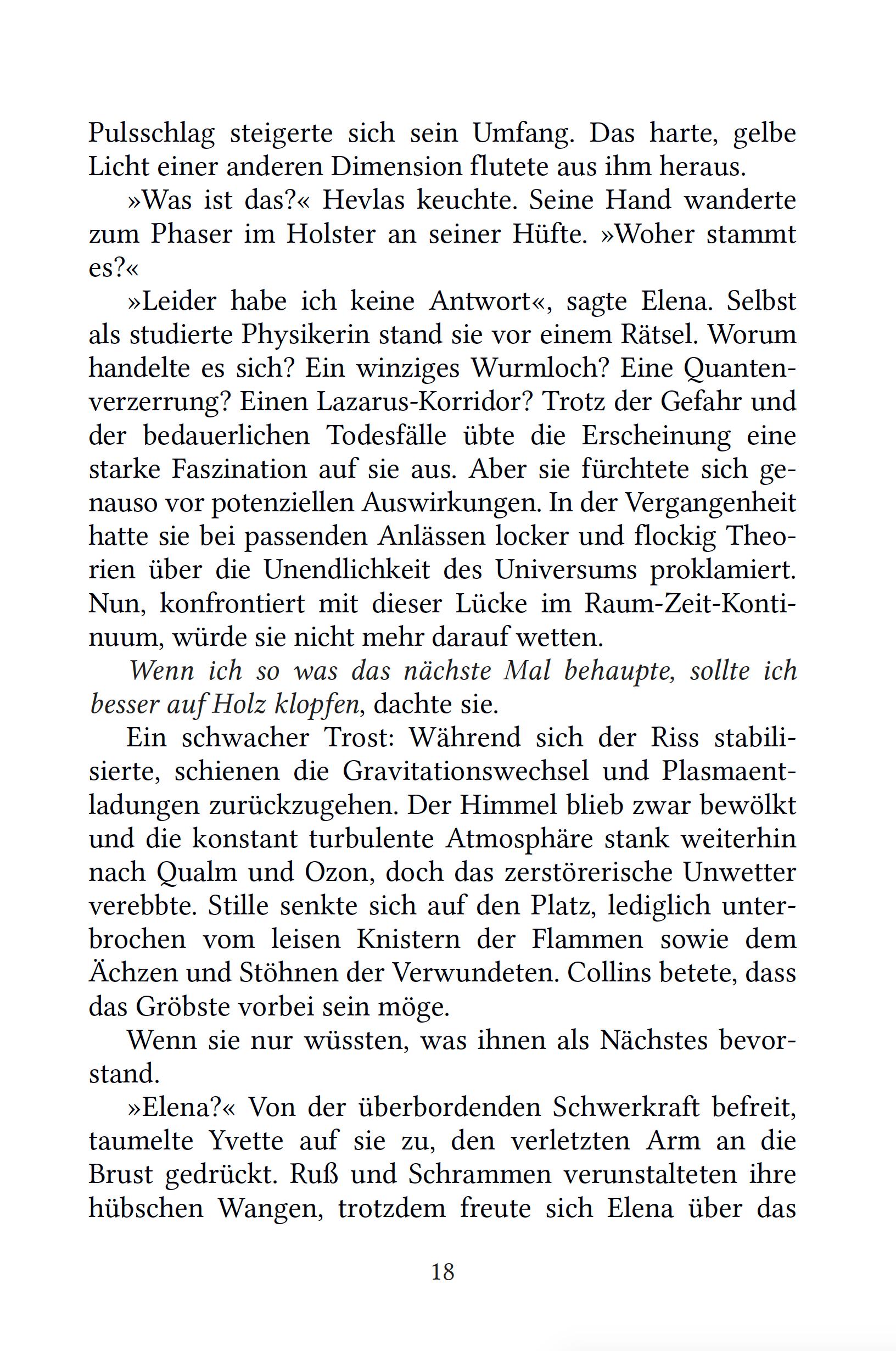 Beispielinhalt (Bild) Star Trek - The Original Series: Das Gewicht der Welten