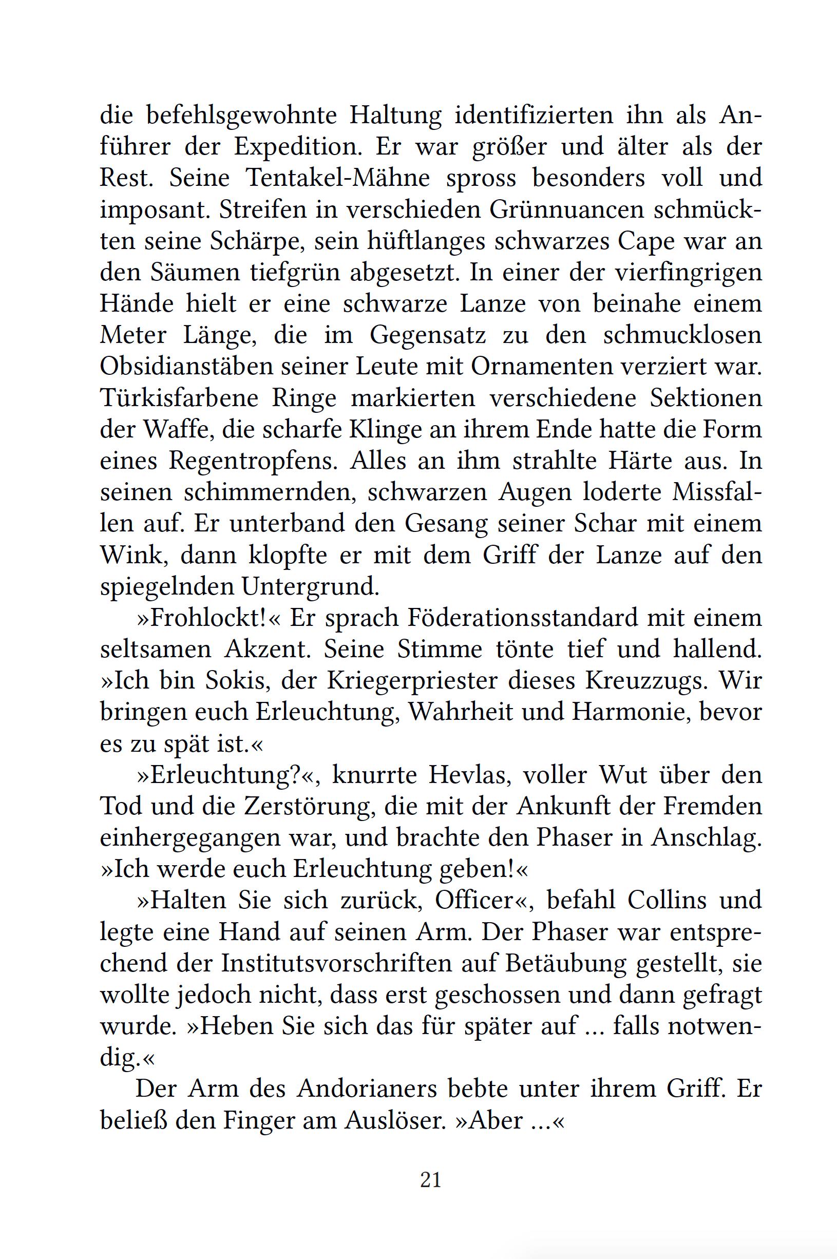 Beispielinhalt (Bild) Star Trek - The Original Series: Das Gewicht der Welten