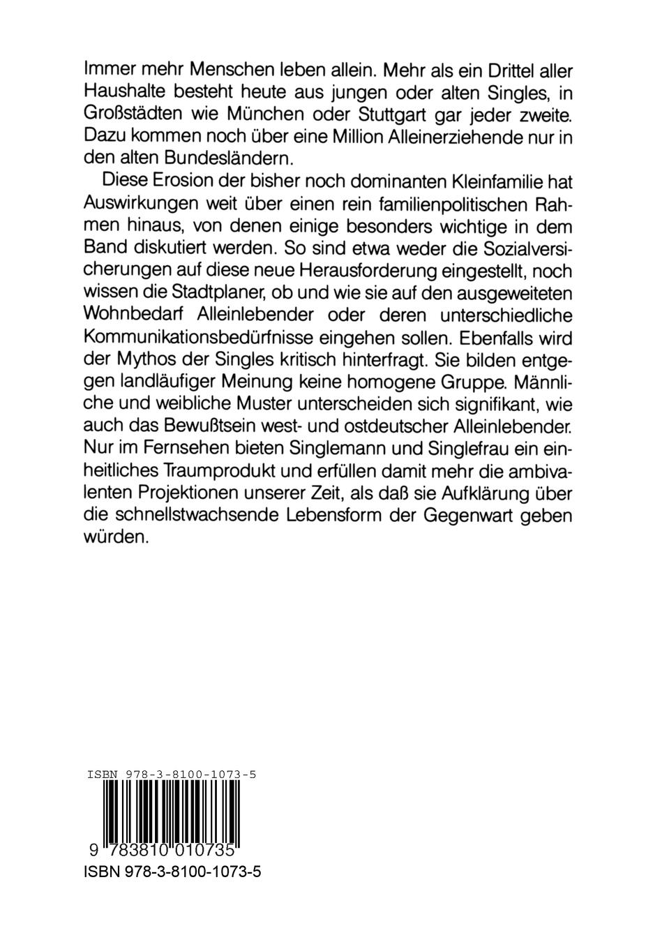 Rückseitencover Das Single