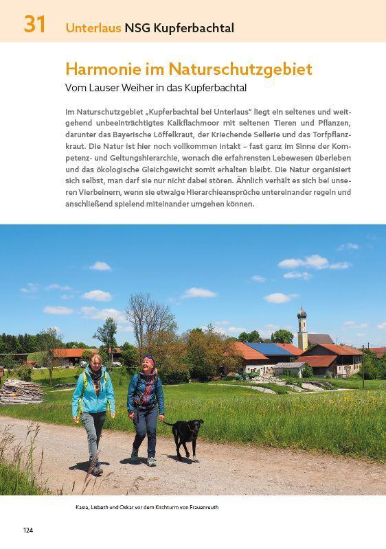 Beispielinhalt (Bild) Die schönsten Wanderungen mit Hunden im Großraum München