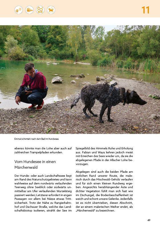 Beispielinhalt (Bild) Die schönsten Wanderungen mit Hunden im Großraum München