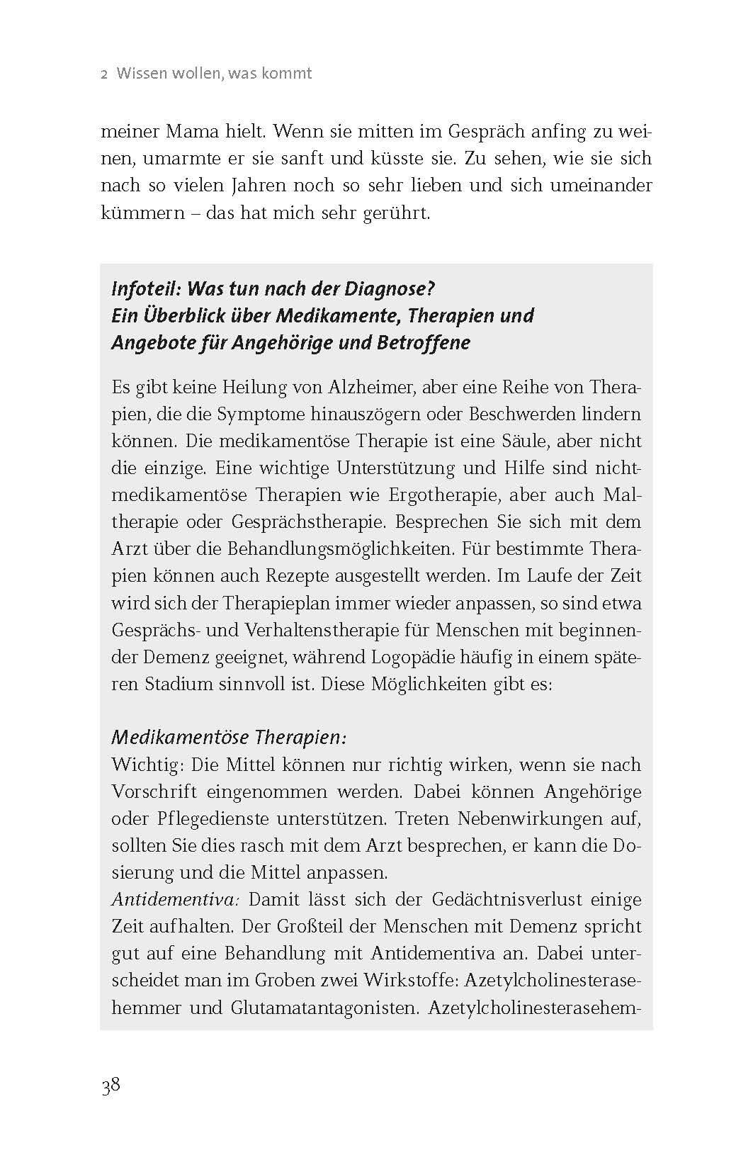 Beispielinhalt (Bild) Mamas Alzheimer und wir