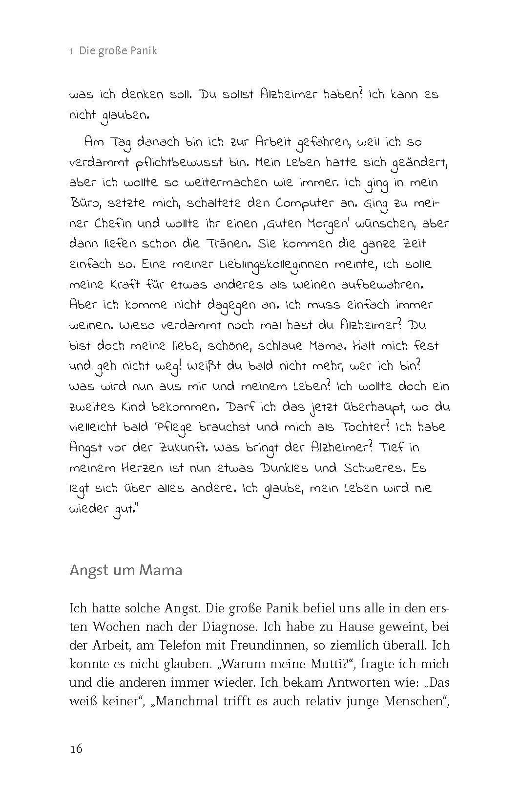 Beispielinhalt (Bild) Mamas Alzheimer und wir