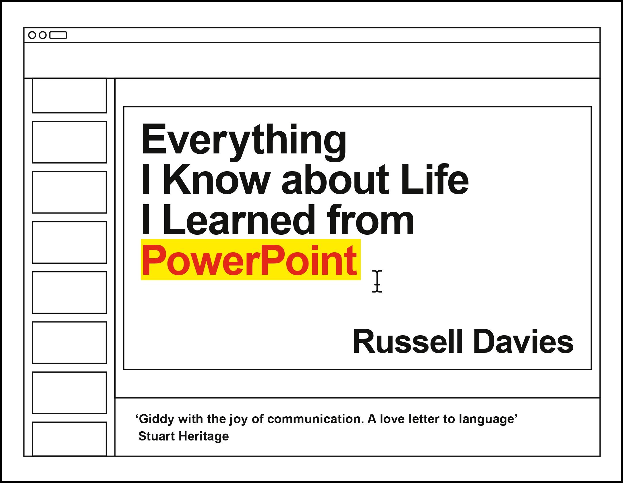 Vorderes Coverbild Everything I Know about Life I Learned from PowerPoint
