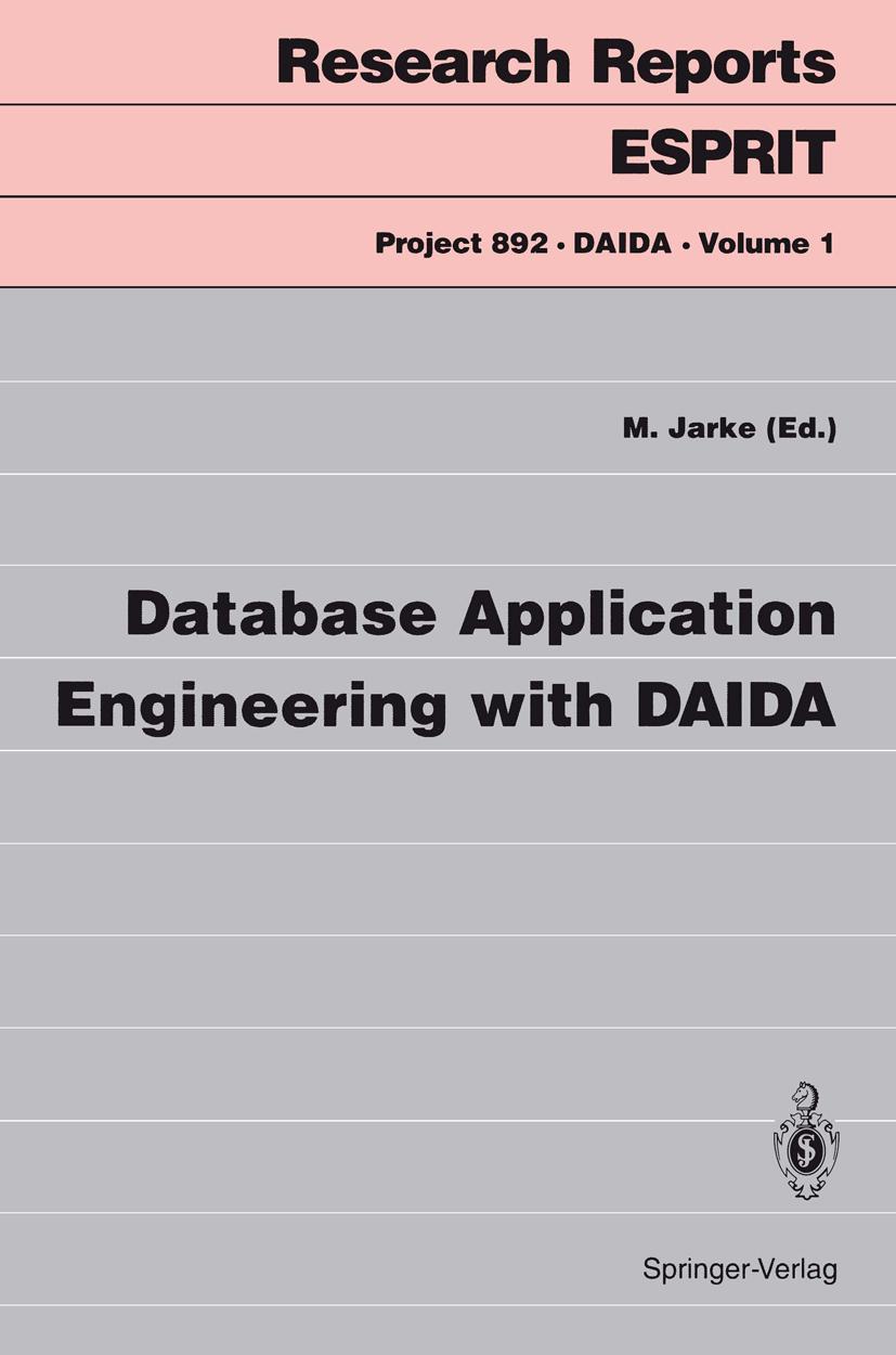 Vorderes Coverbild Database Application Engineering with DAIDA