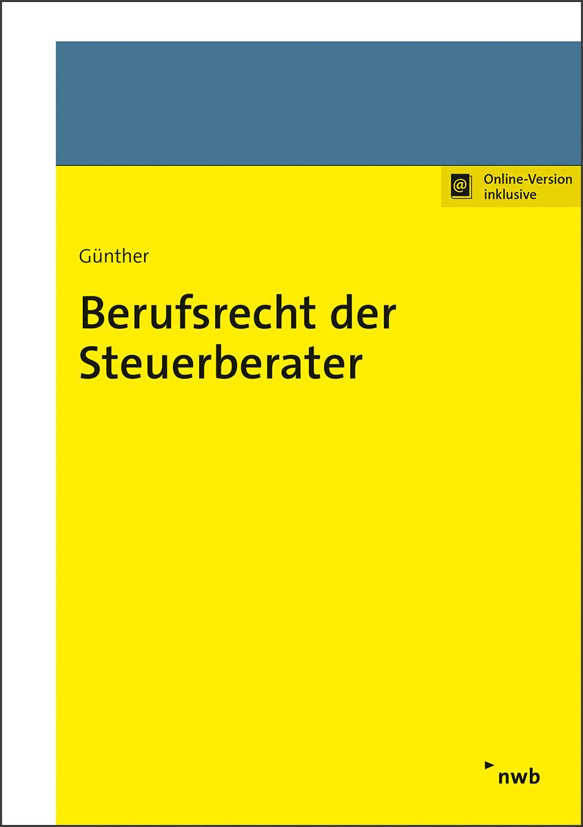 Vorderes Coverbild Berufsrecht der Steuerberater