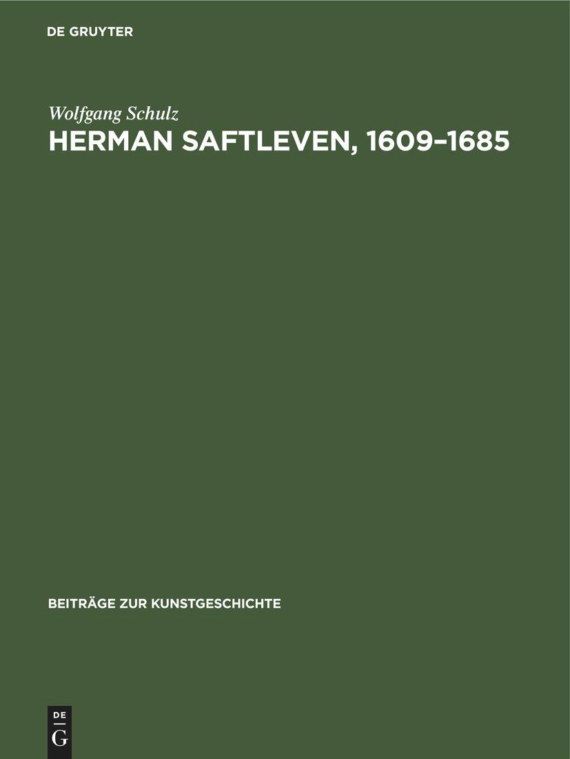 Vorderes Coverbild Herman Saftleven, 1609-1685