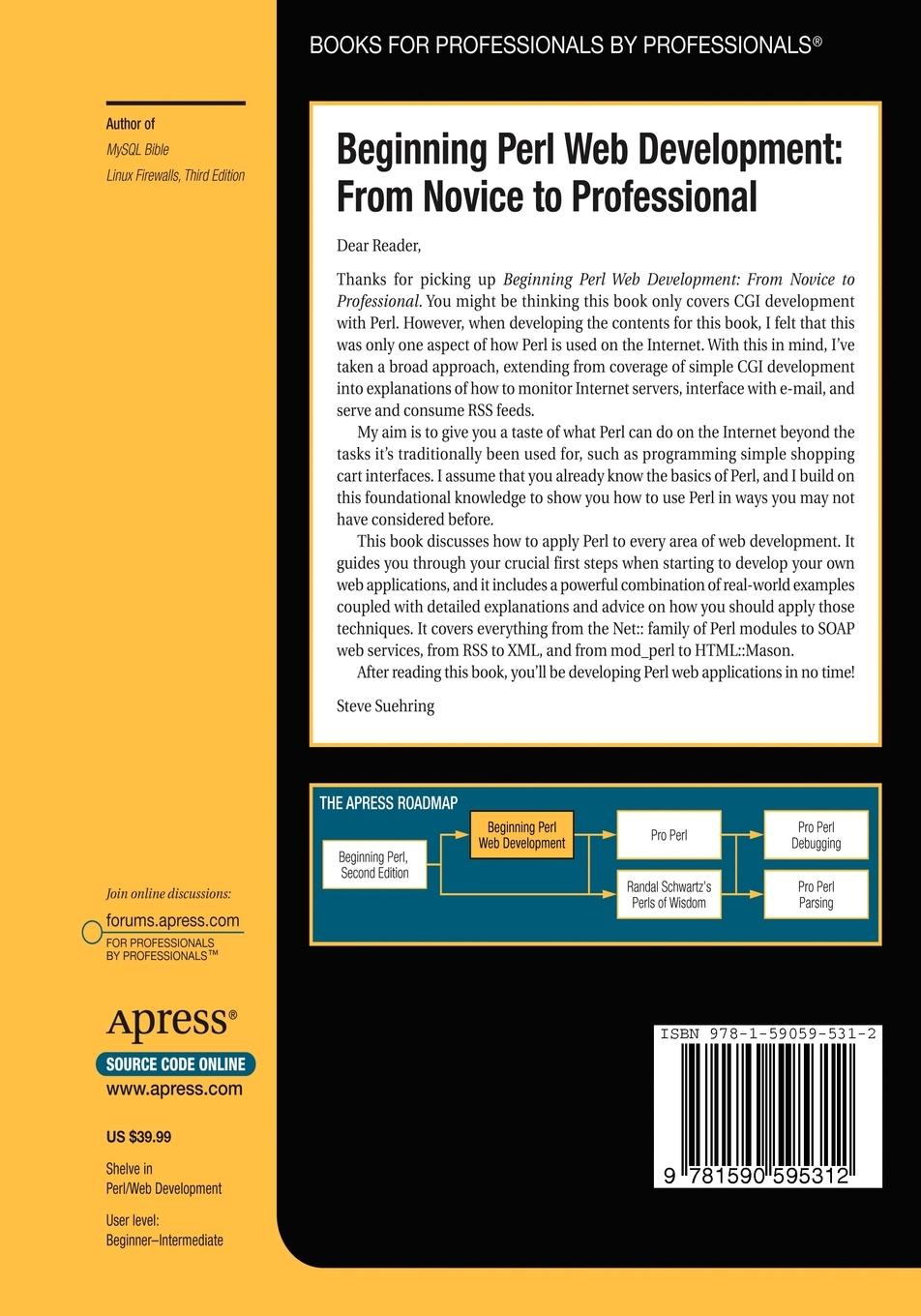 Rückseitencover Beginning Perl Web Development