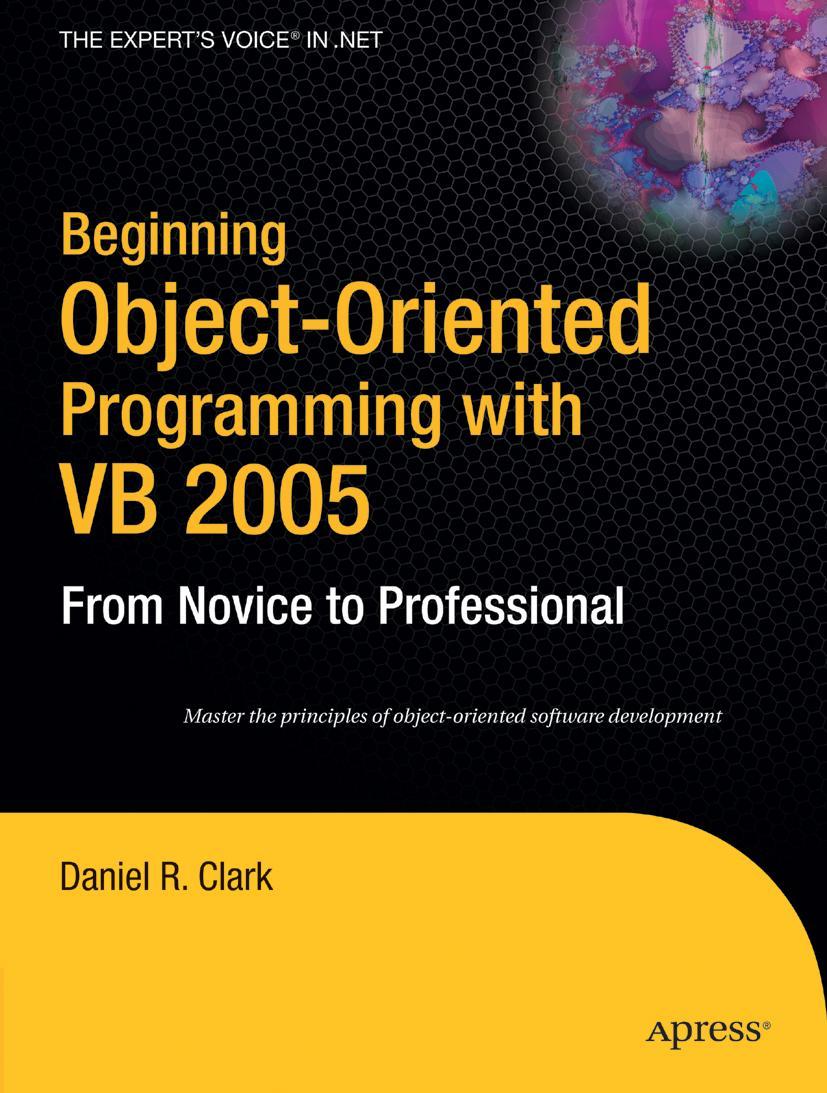 Vorderes Coverbild Beginning Object-Oriented Programming with VB 2005