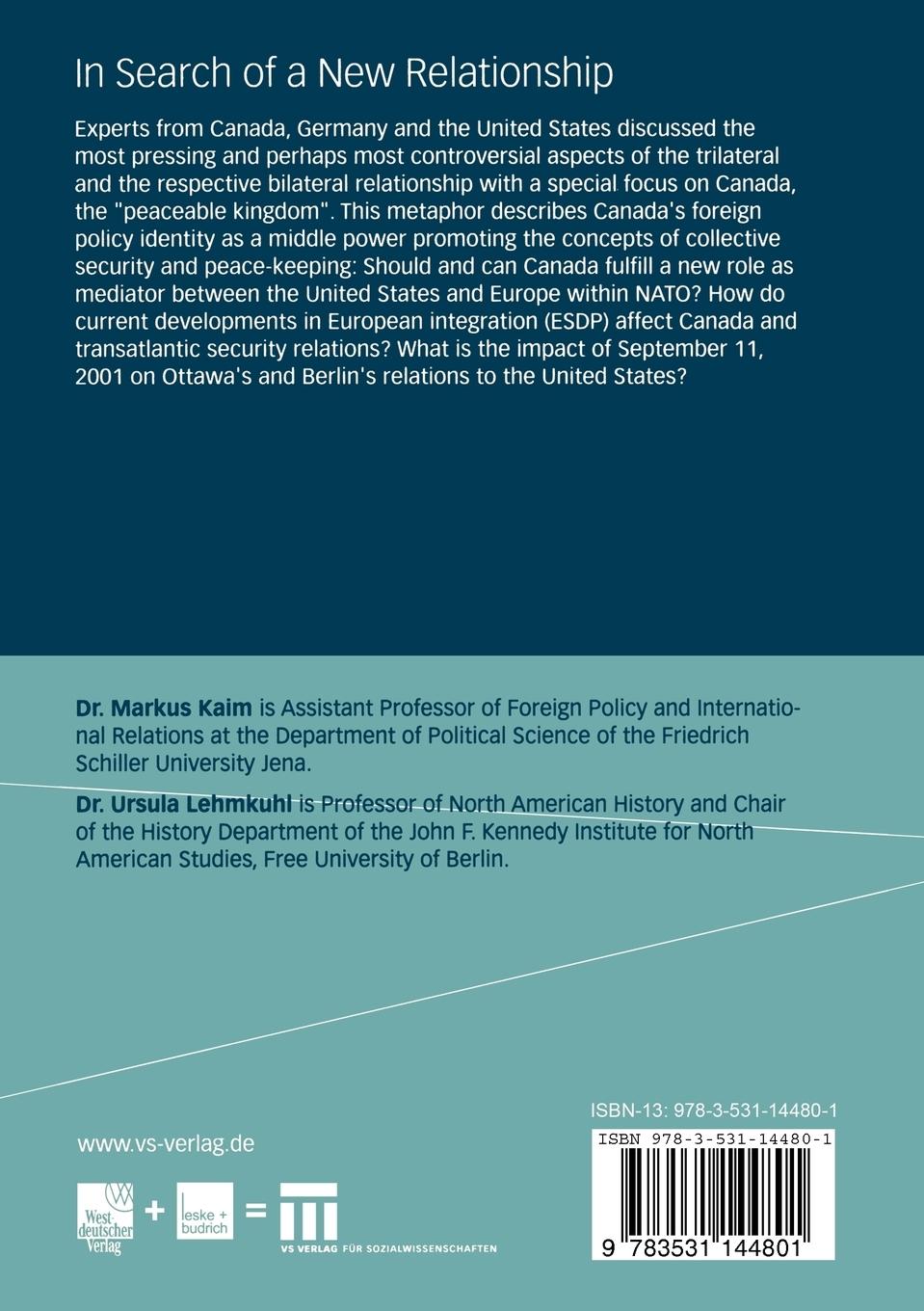 Rückseitencover In Search of a New Relationship