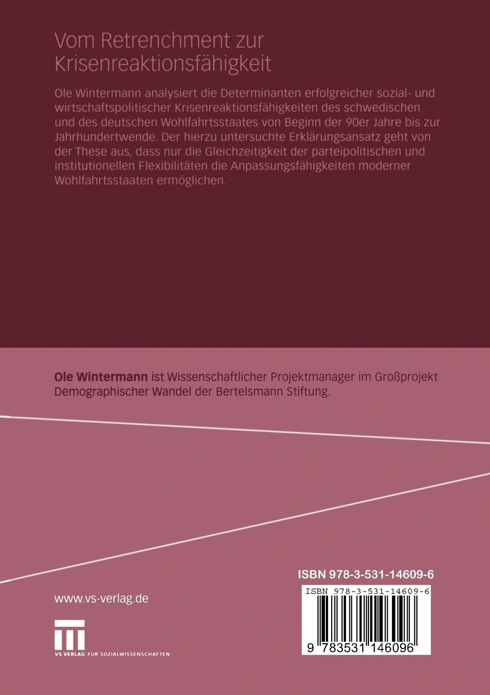 Rückseitencover Vom Retrenchment zur Krisenreaktionsfähigkeit