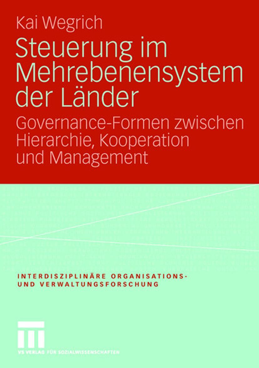 Vorderes Coverbild Steuerung im Mehrebenensystem der Länder