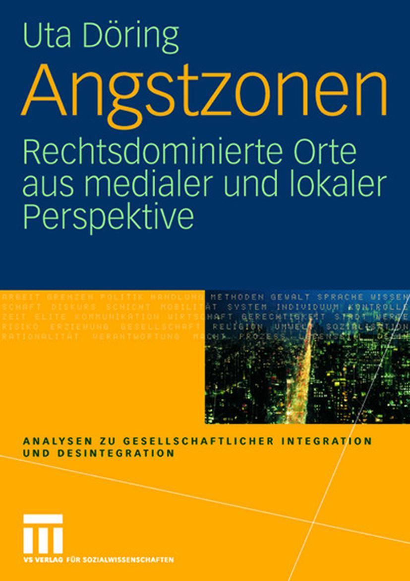 Vorderes Coverbild Angstzonen
