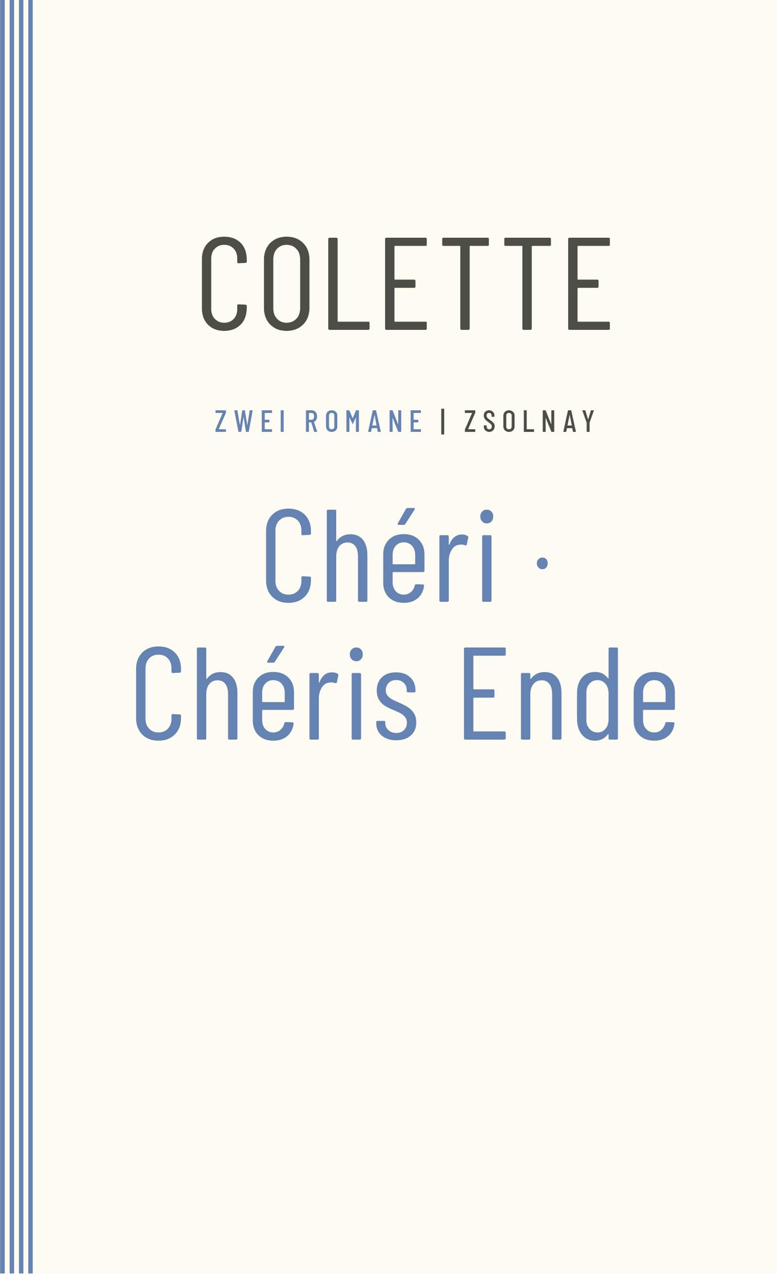Vorderes Coverbild Chéri / Chéris Ende