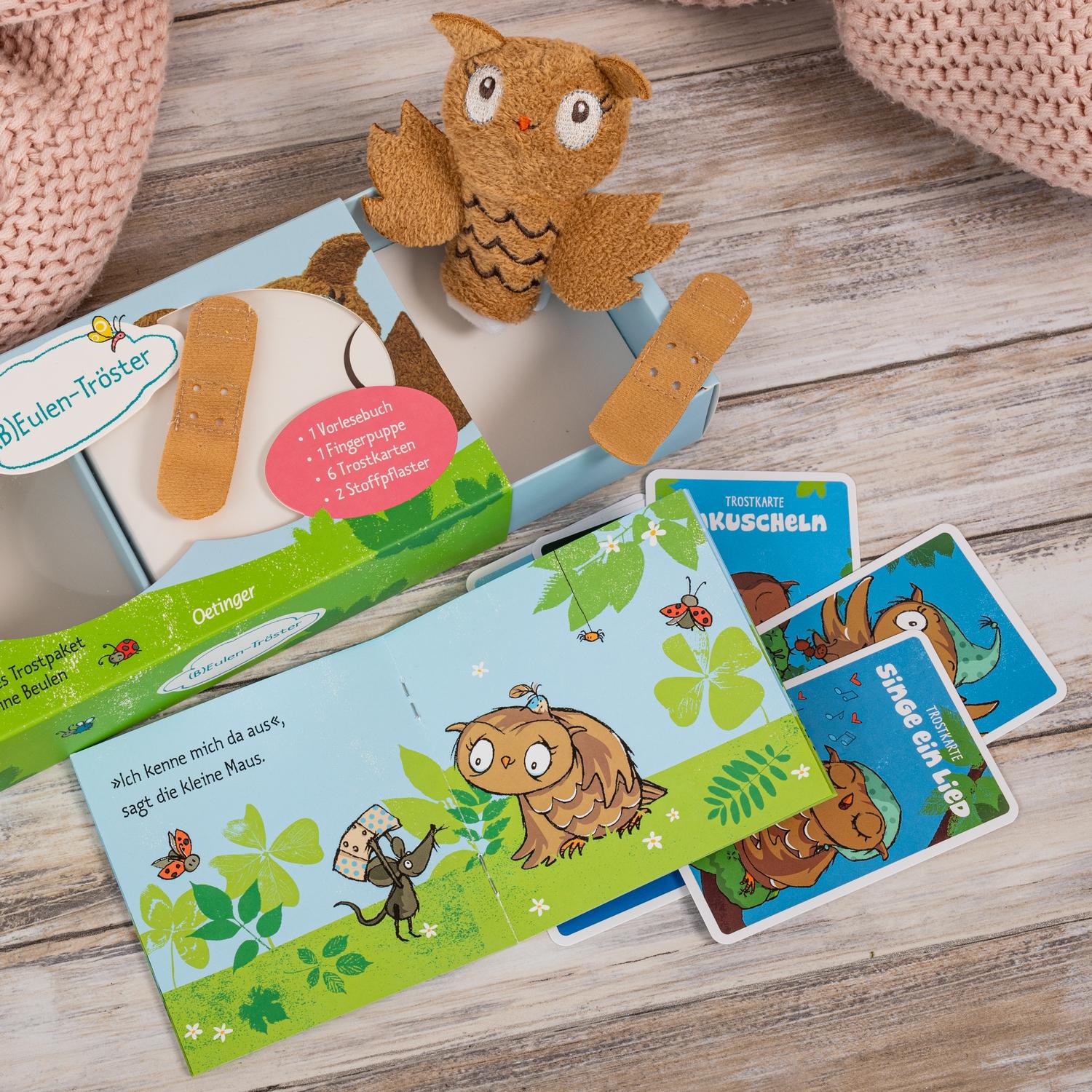 Beispielinhalt (Bild) Die kleine Eule. (B)Eulen-Tröster