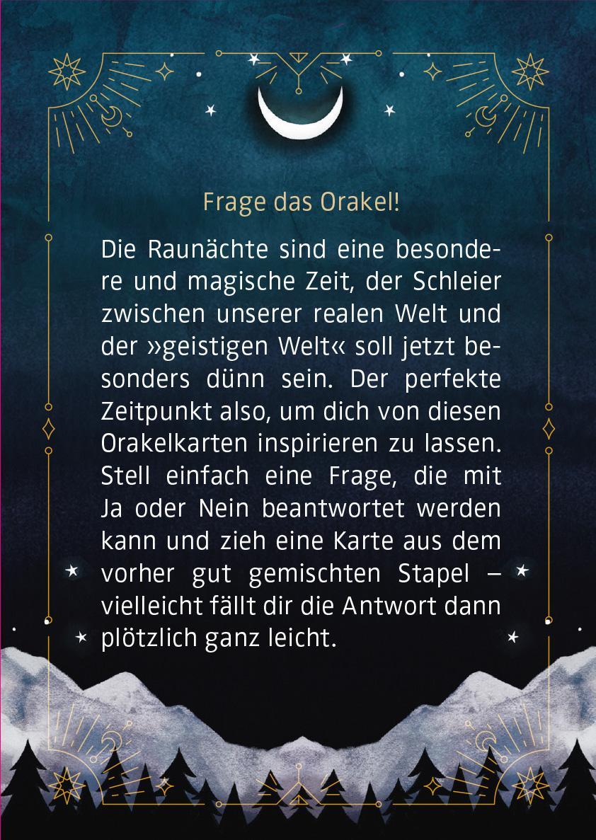 Rückseitencover Das magische Raunacht-Orakel