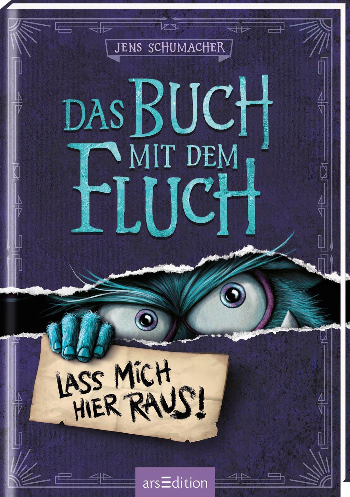 Vorderes Coverbild Das Buch mit dem Fluch - Lass mich hier raus! (Das Buch mit dem Fluch 1)