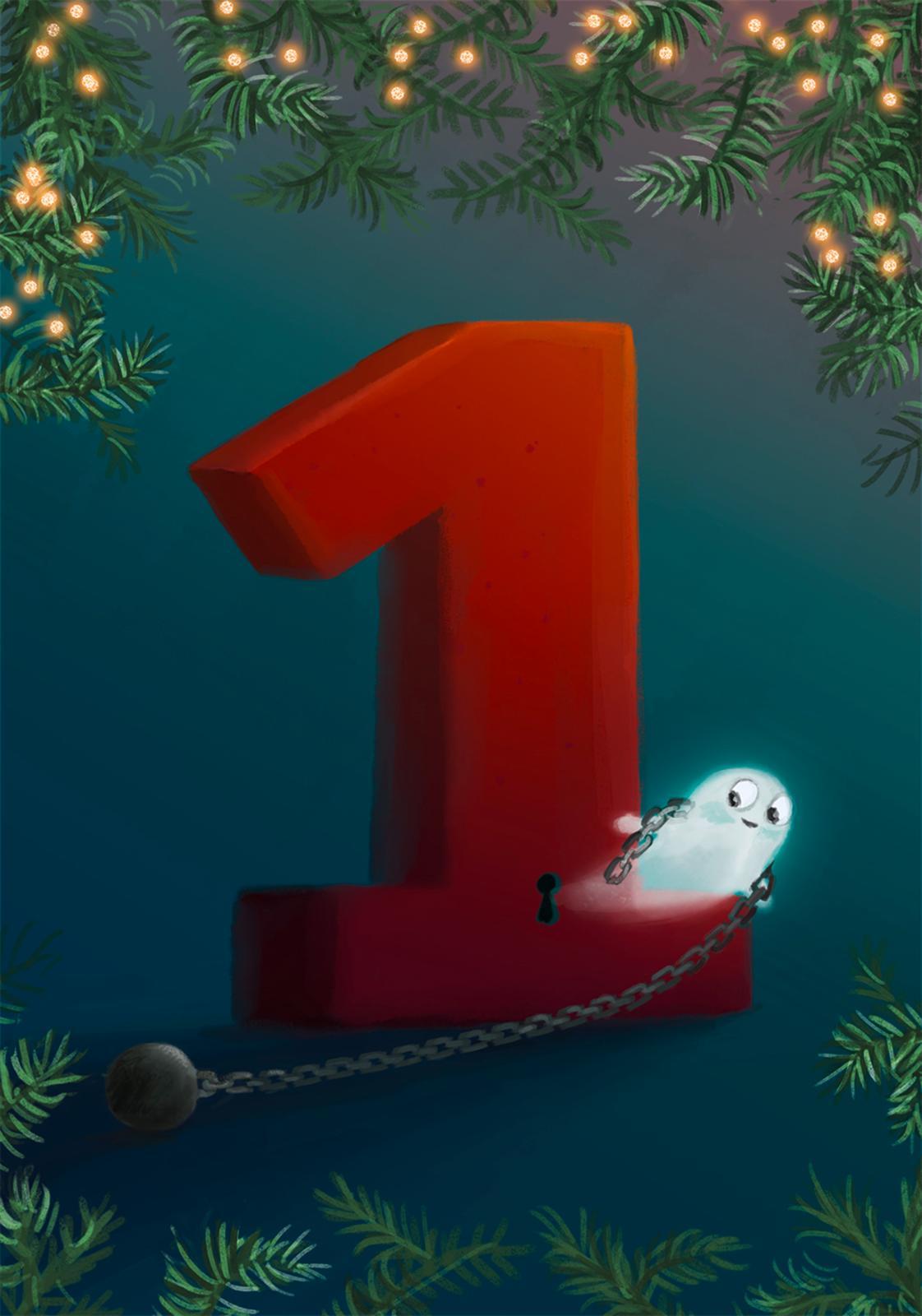 Beispielinhalt (Bild) Das Weihnachtsgespenst
