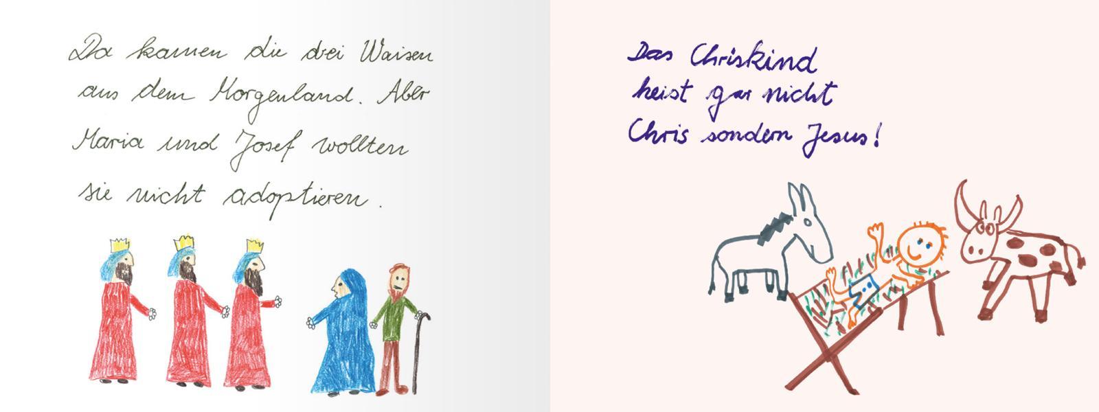 Beispielinhalt (Bild) Das Kind vom Lama heist Lametta