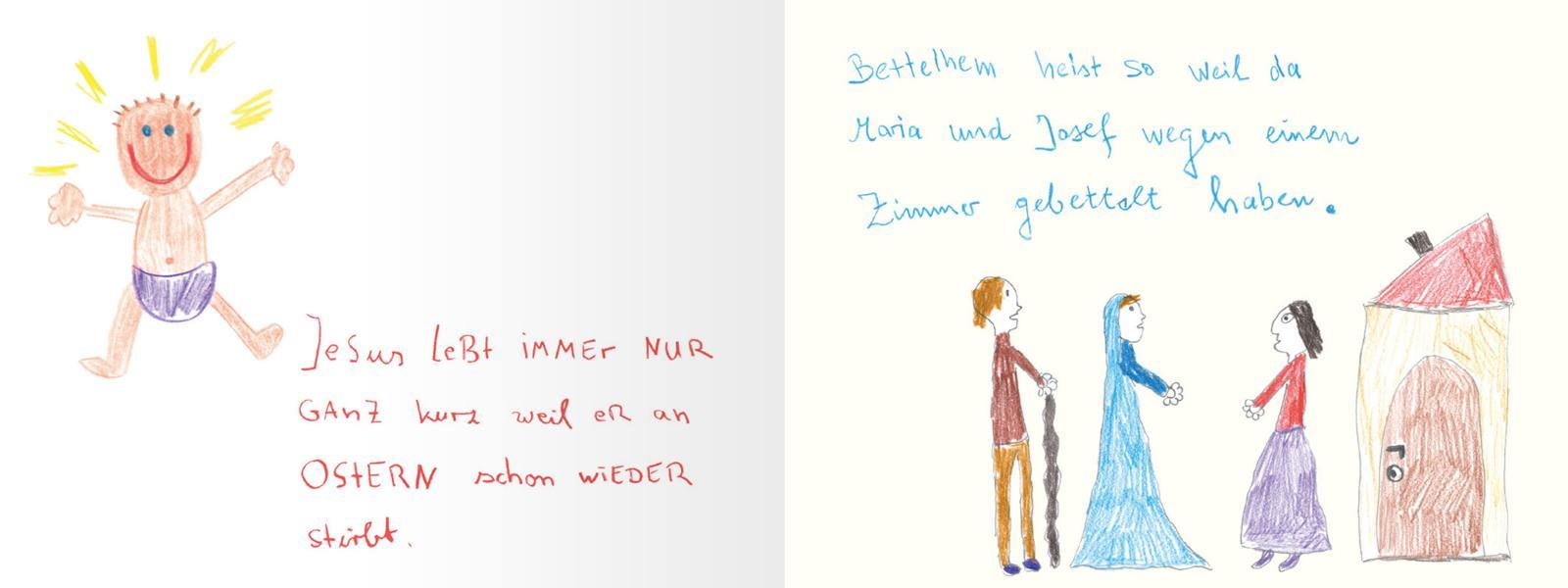 Beispielinhalt (Bild) Das Kind vom Lama heist Lametta