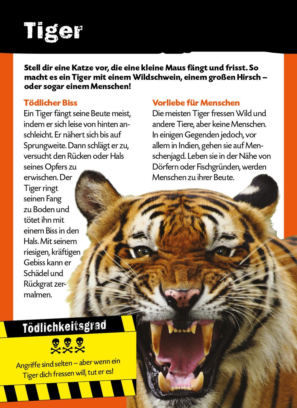 Beispielinhalt (Bild) Die 100 tödlichsten Dinge der Welt