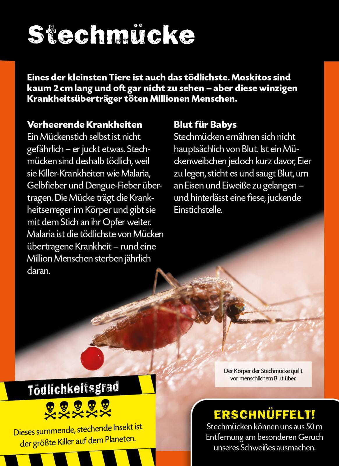 Beispielinhalt (Bild) Die 100 tödlichsten Dinge der Welt