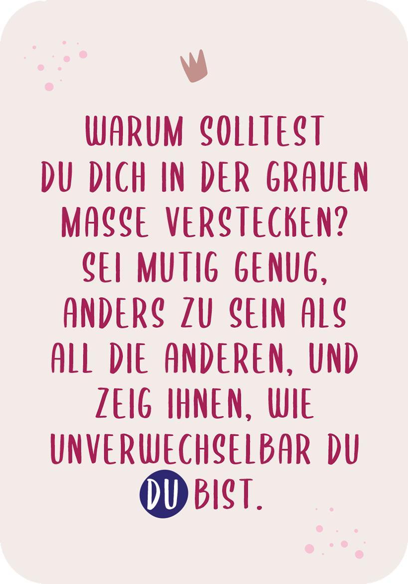 Beispielinhalt (Bild) Für eine tolle Frau wie dich