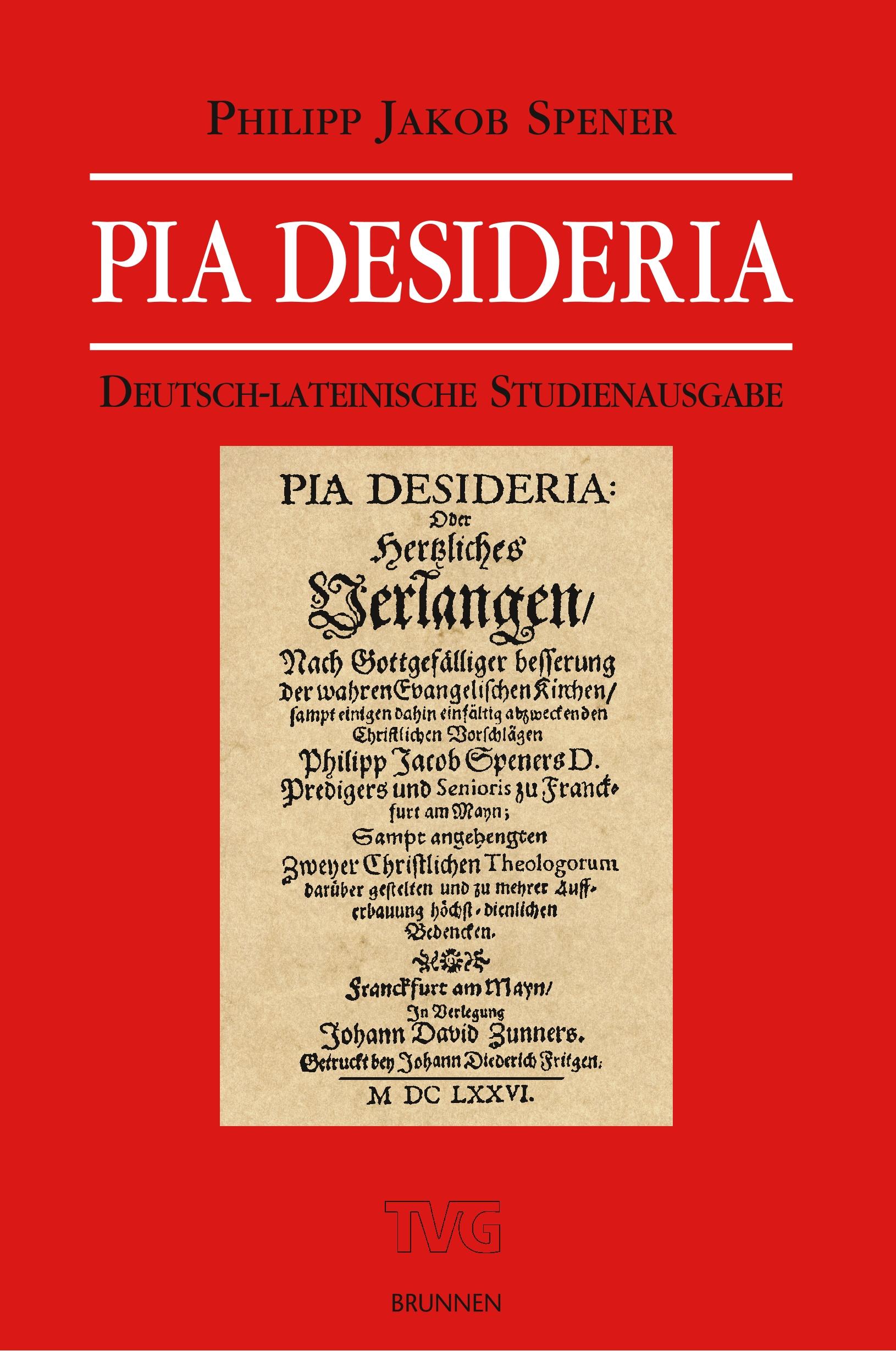 Vorderes Coverbild Pia Desideria