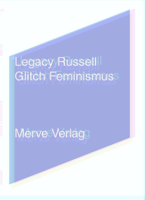 Vorderes Coverbild Glitch Feminismus