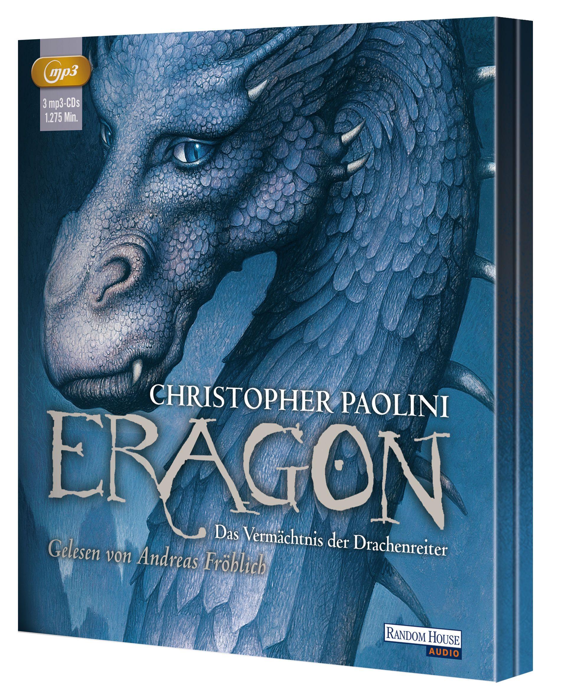 Beispielinhalt (Bild) Eragon 01. Das Vermächtnis der Drachenreiter. 3 MP3-CDs