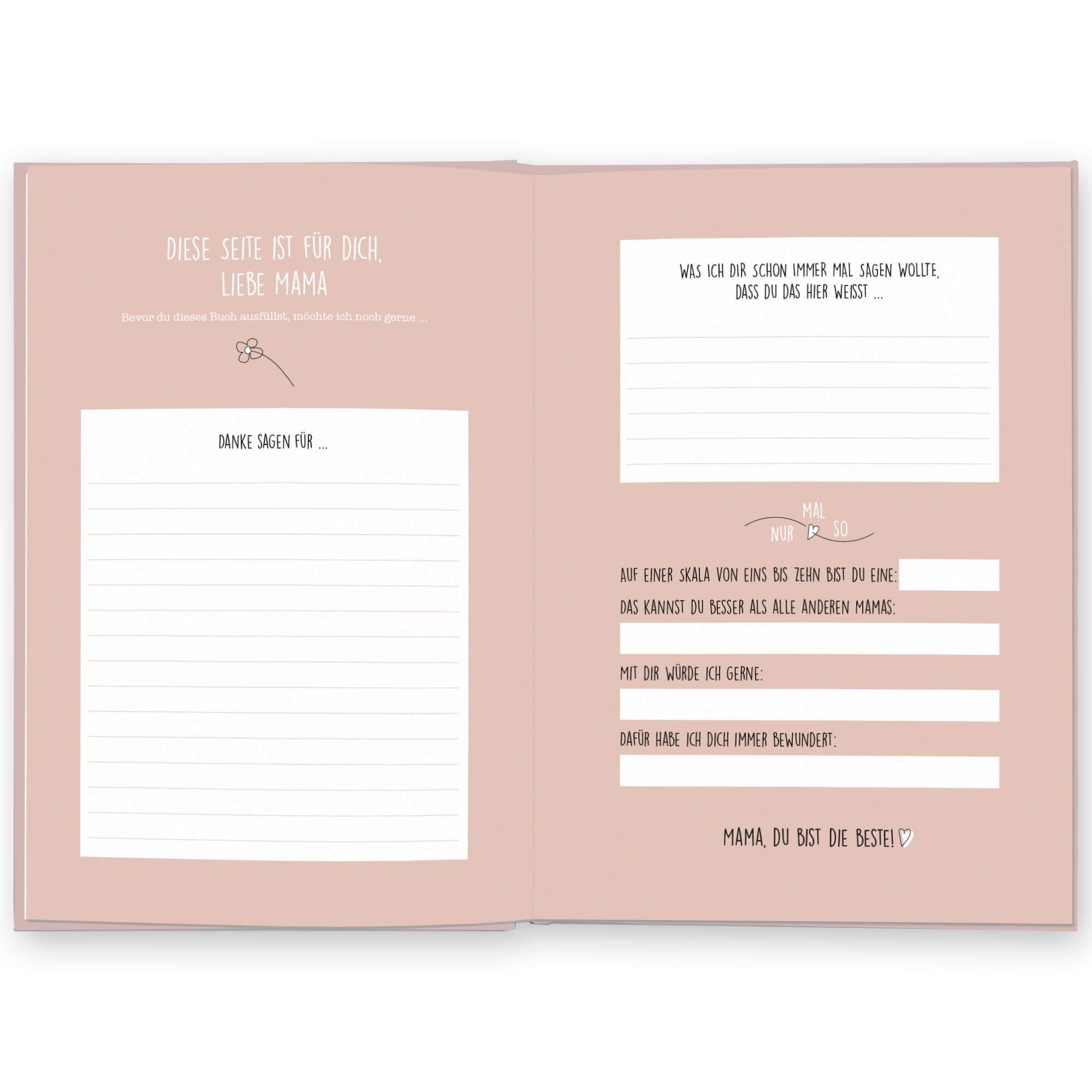 Beispielinhalt (Bild) Mama, was kannst du mir von dir erzählen?