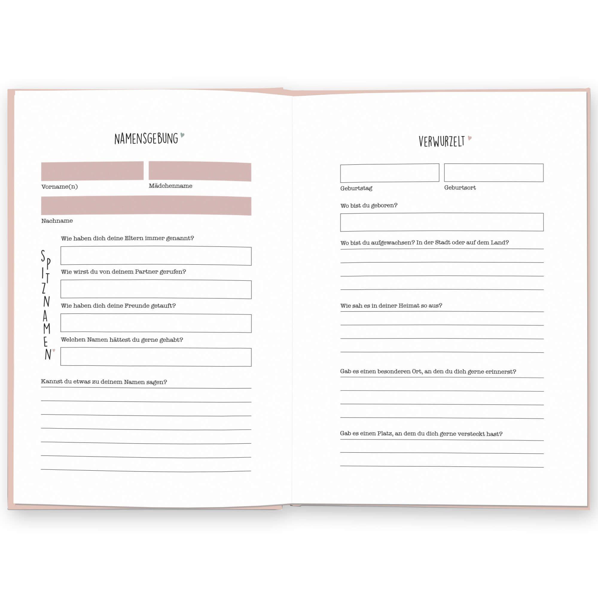 Beispielinhalt (Bild) Oma, was kannst du mir von dir erzählen?