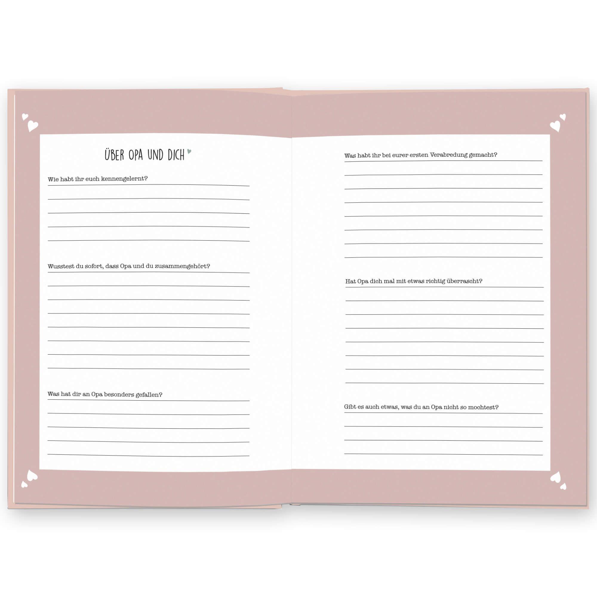 Beispielinhalt (Bild) Oma, was kannst du mir von dir erzählen?