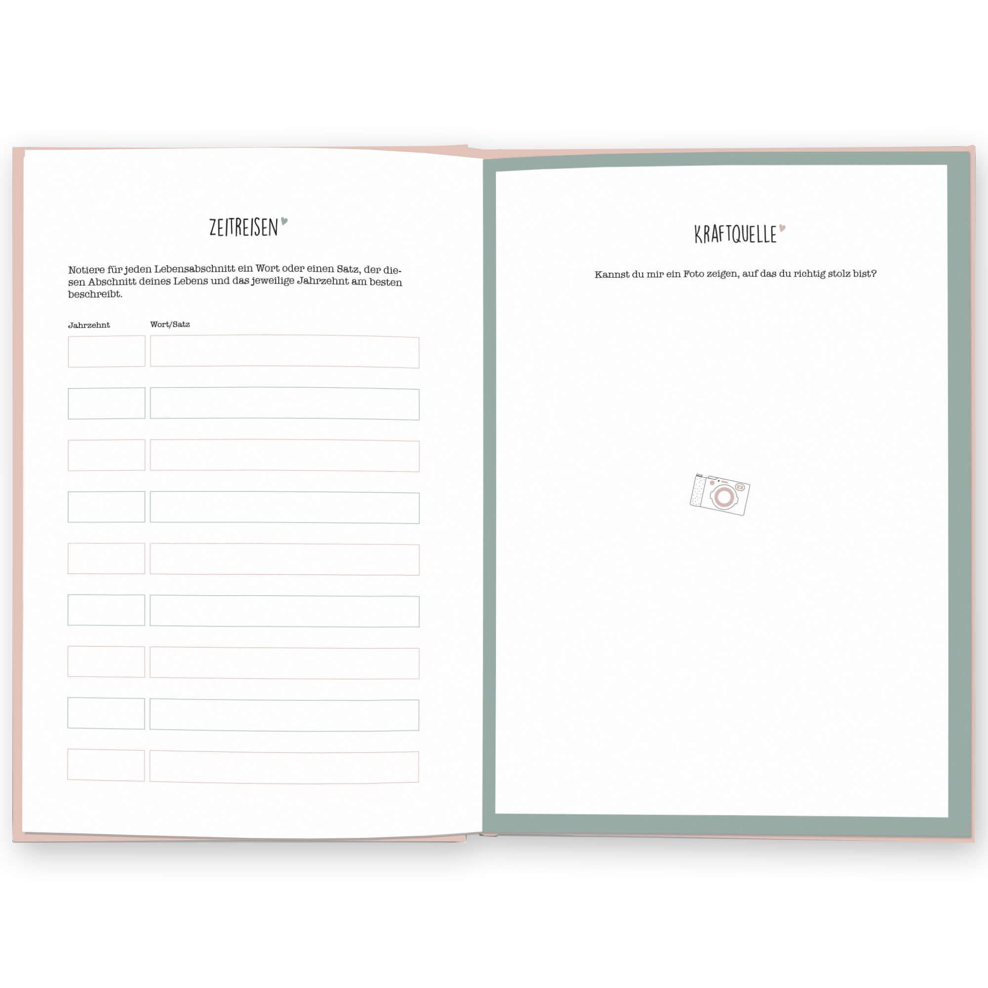 Beispielinhalt (Bild) Oma, was kannst du mir von dir erzählen?