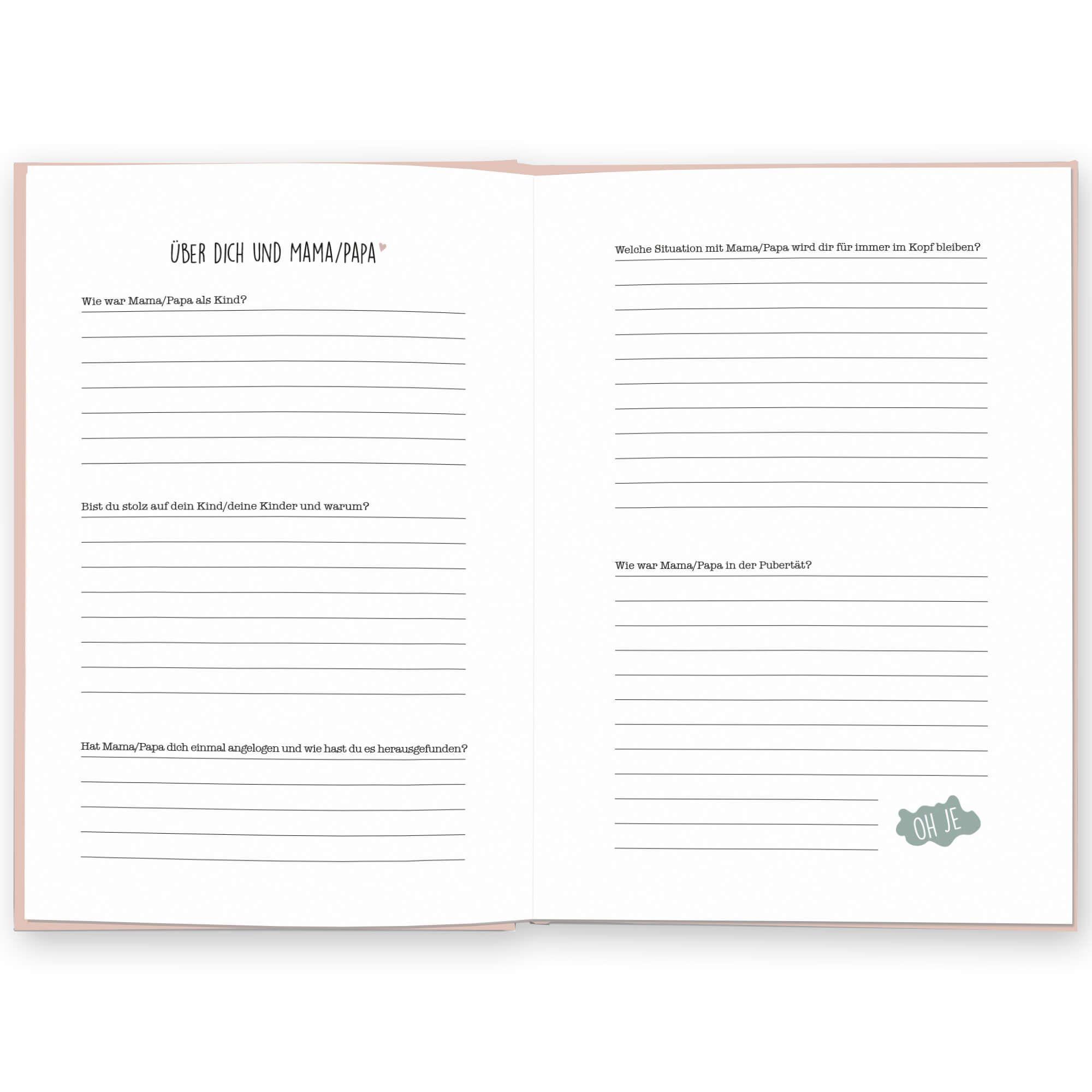 Beispielinhalt (Bild) Oma, was kannst du mir von dir erzählen?