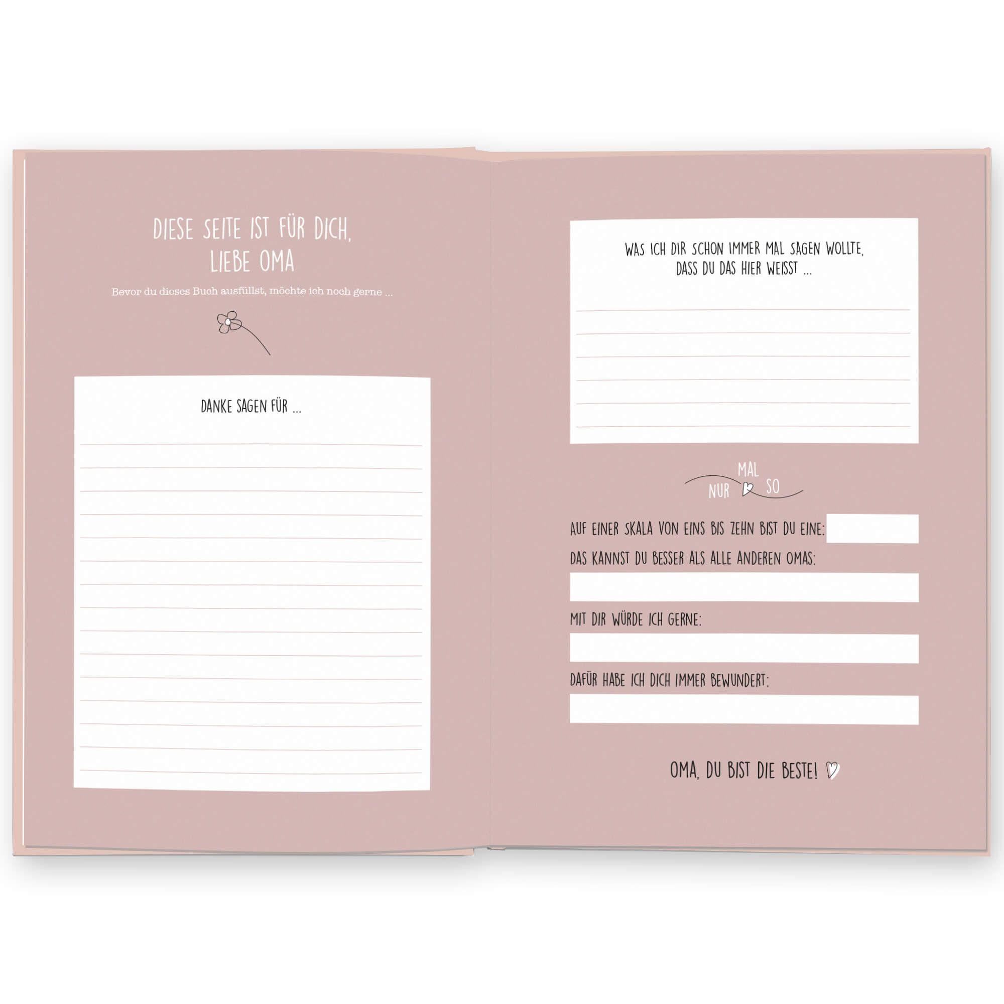 Beispielinhalt (Bild) Oma, was kannst du mir von dir erzählen?