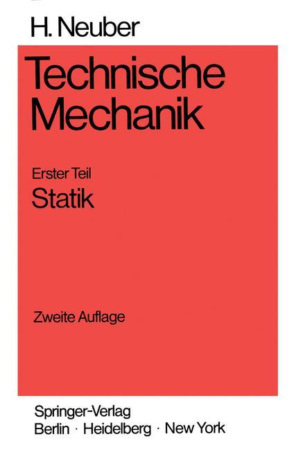 Vorderes Coverbild Technische Mechanik