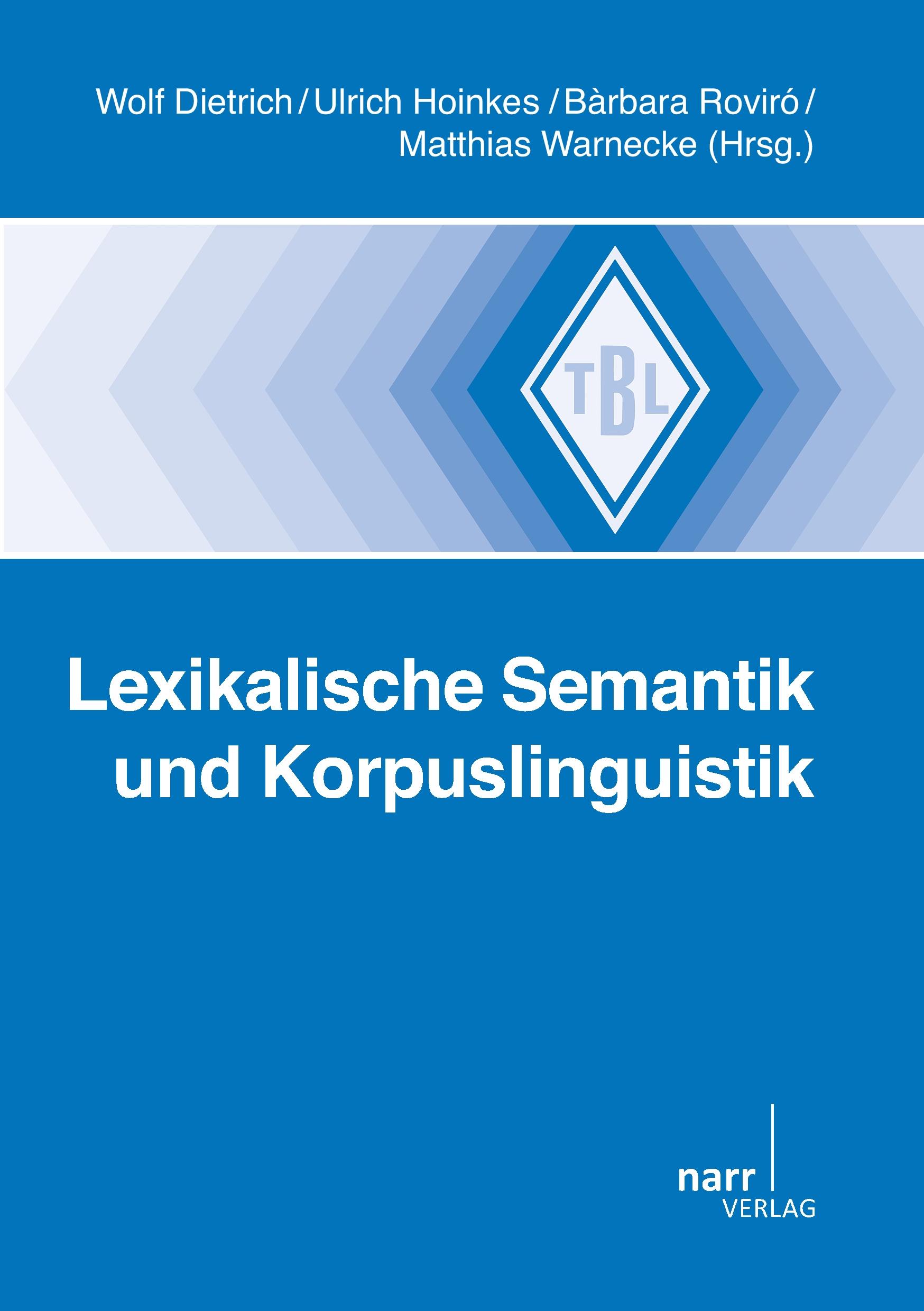 Vorderes Coverbild Lexikalische Semantik und Korpuslinguistik