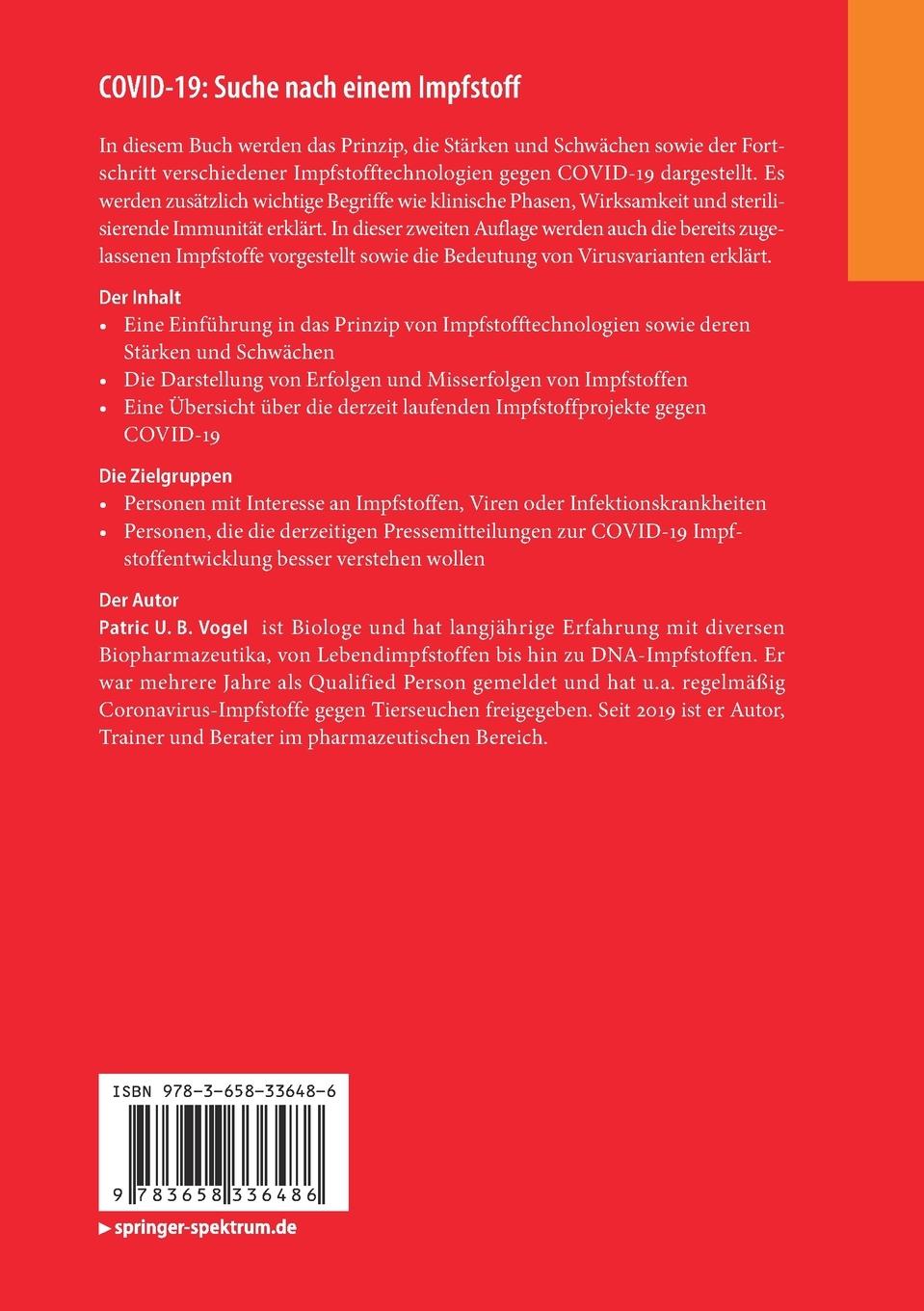 Rückseitencover COVID-19: Suche nach einem Impfstoff