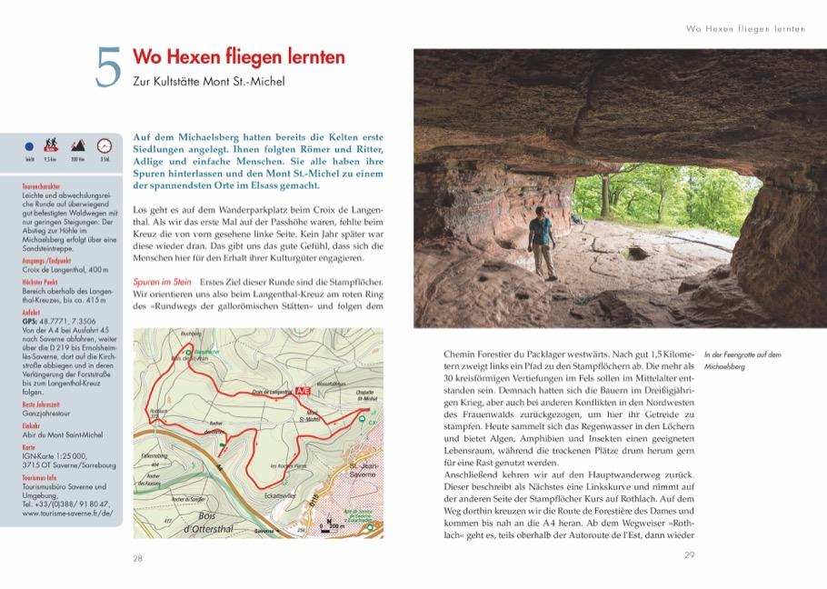 Beispielinhalt (Bild) Wanderungen für Langschläfer Elsass und Vogesen