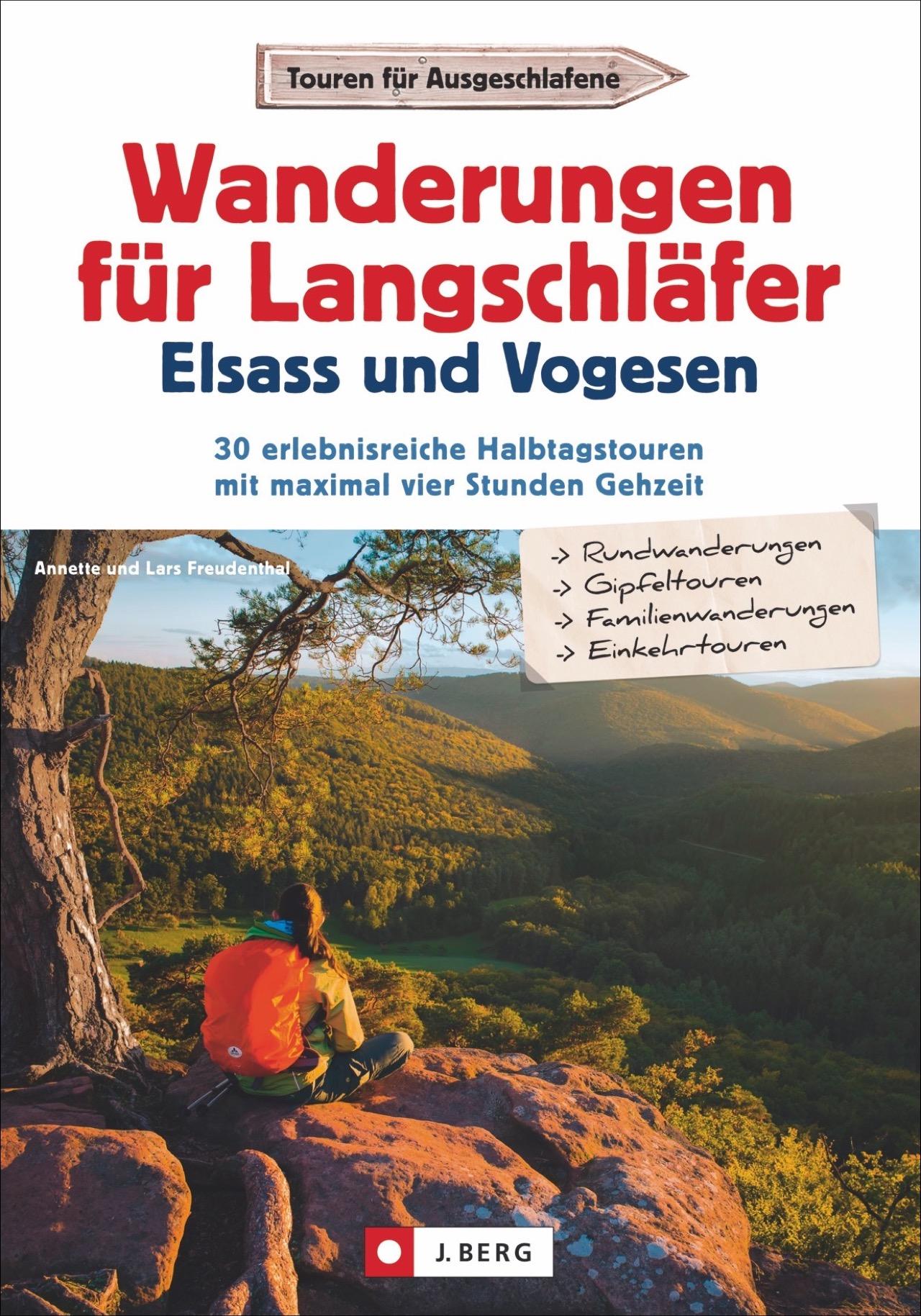 Vorderes Coverbild Wanderungen für Langschläfer Elsass und Vogesen