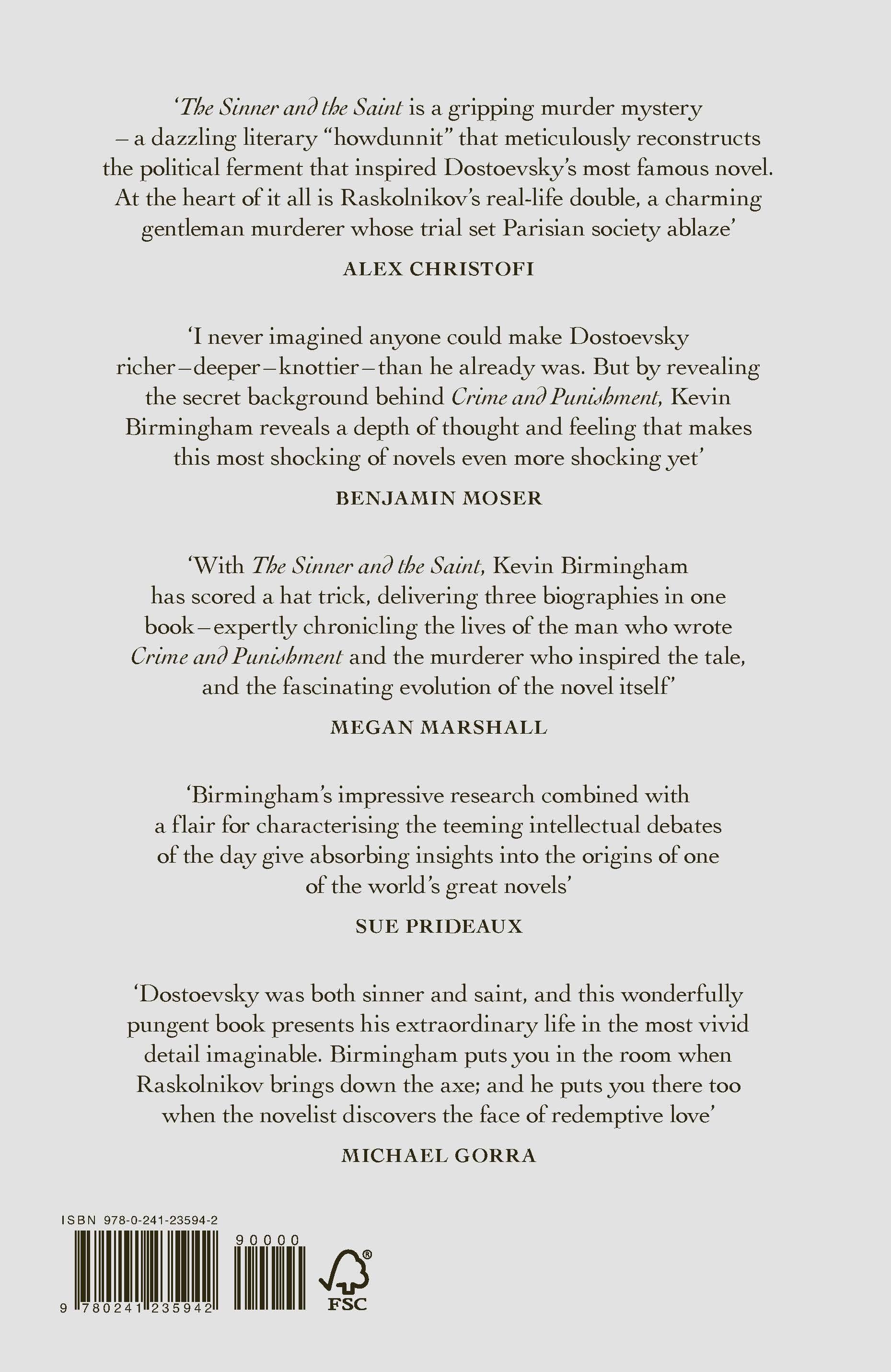 Rückseitencover The Sinner and the Saint